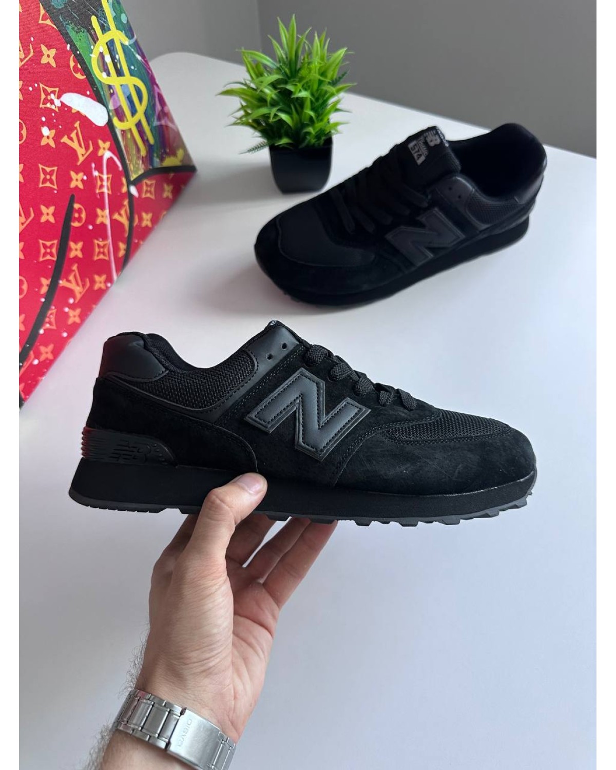New Balance 574 Total Black