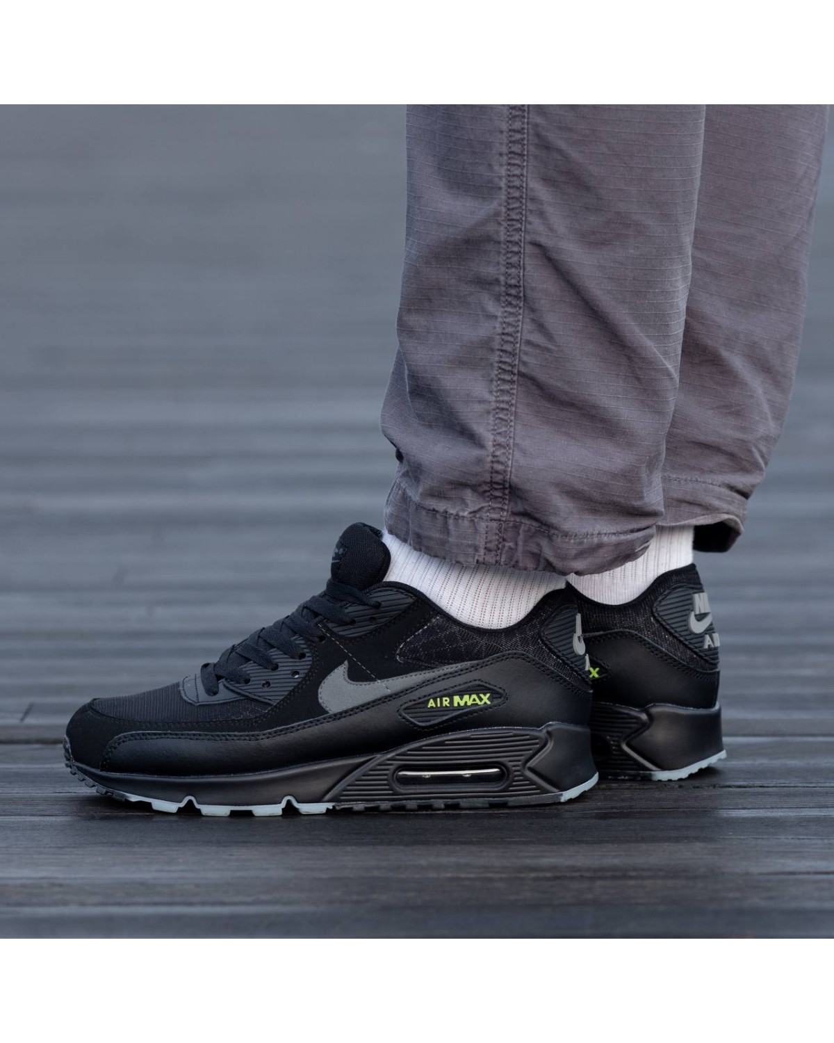 Nike Air Max 90 Black Grey Green