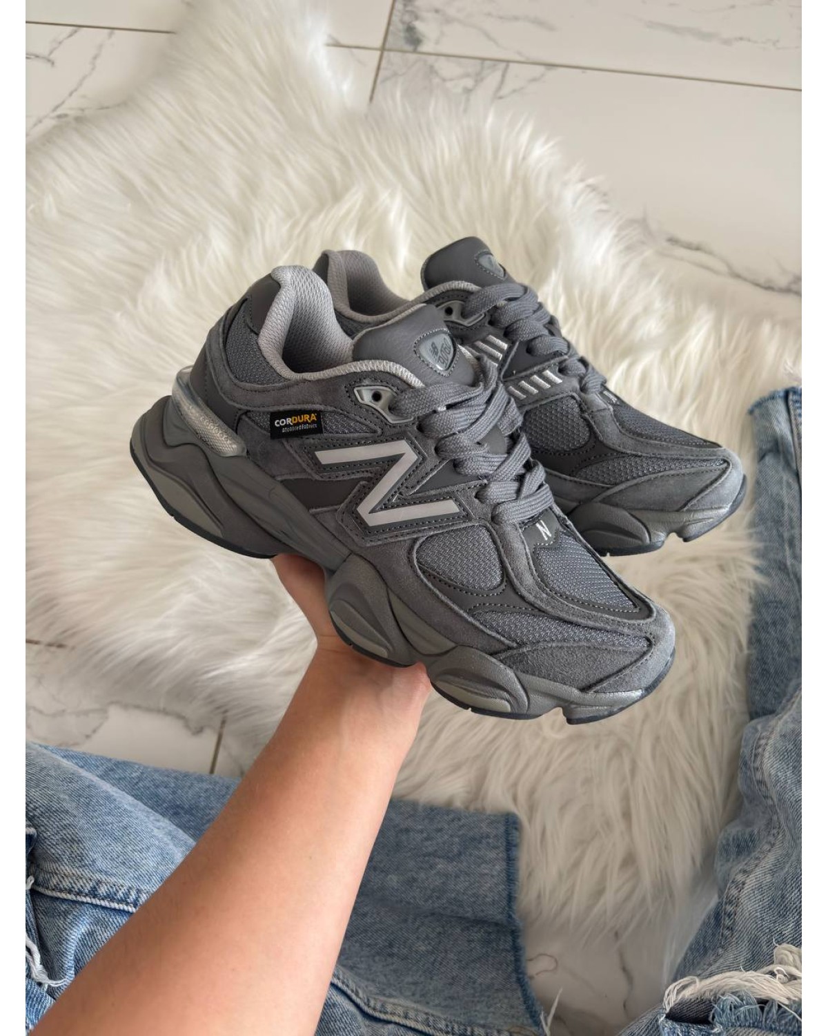 New Balance 9060 Dark Grey Cordura