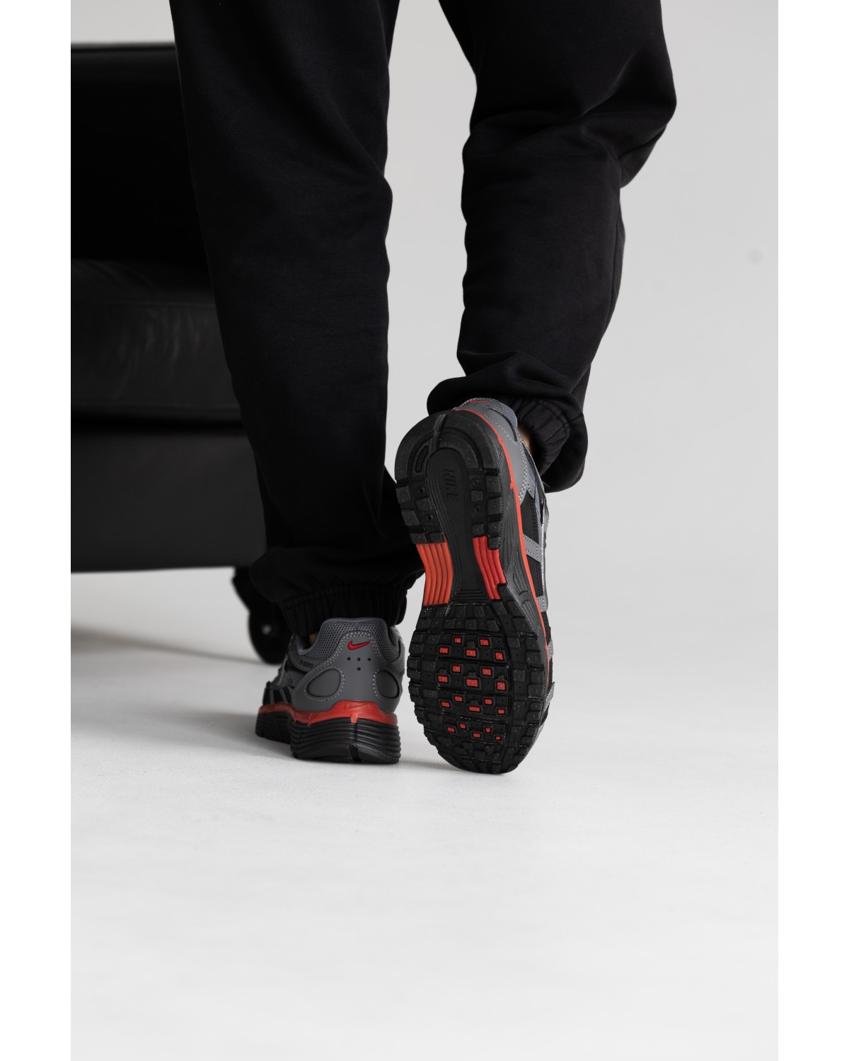 Nike P-6000 Grey Black Red Nike P-6000 Grey Black Red