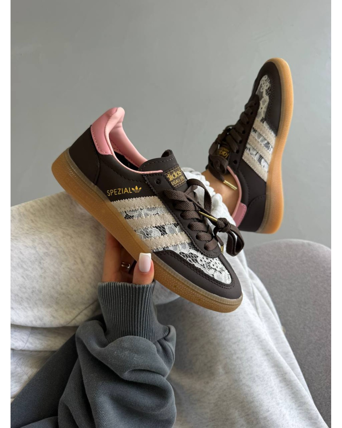 Adidas Spezial Brown Lace Pink