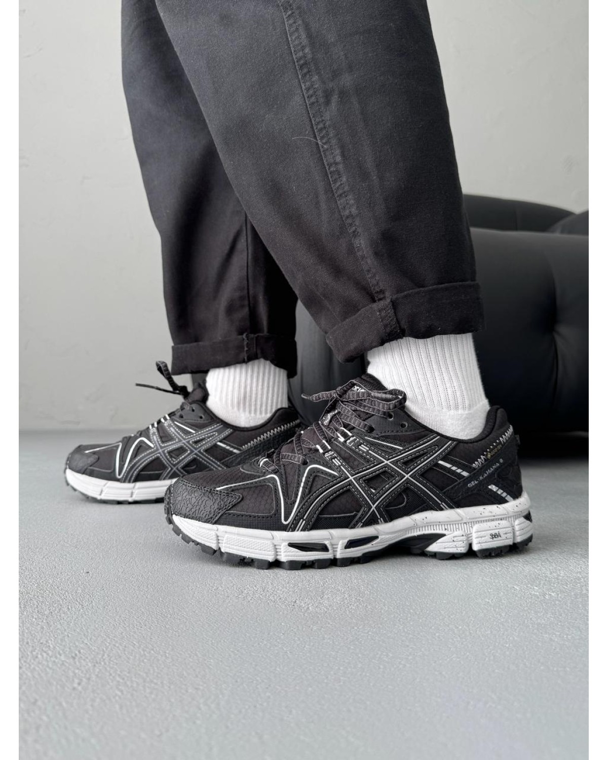 Asics Gel-Kahana 8 Black Grey Gore-Tex