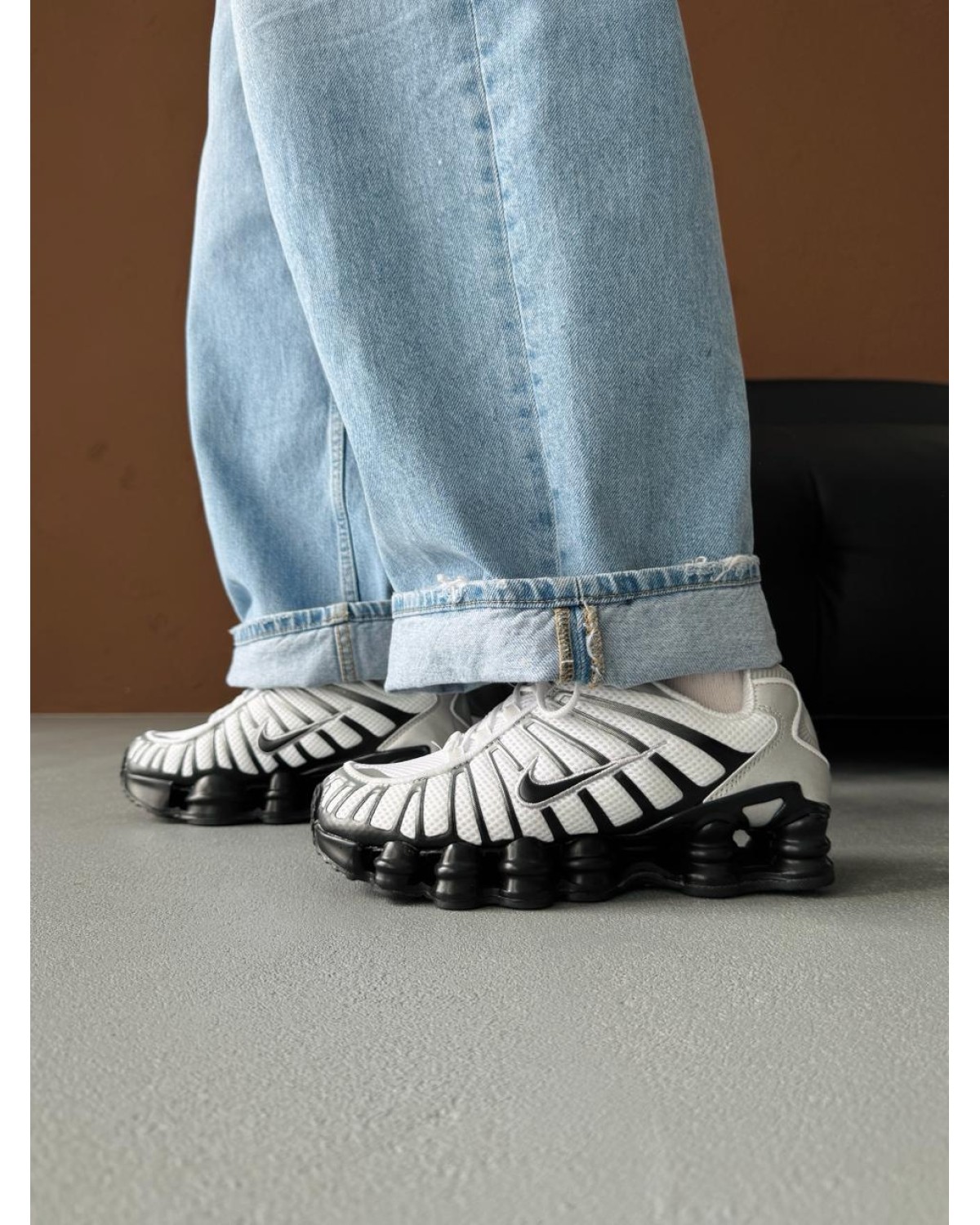 Nike Shox TL Black White