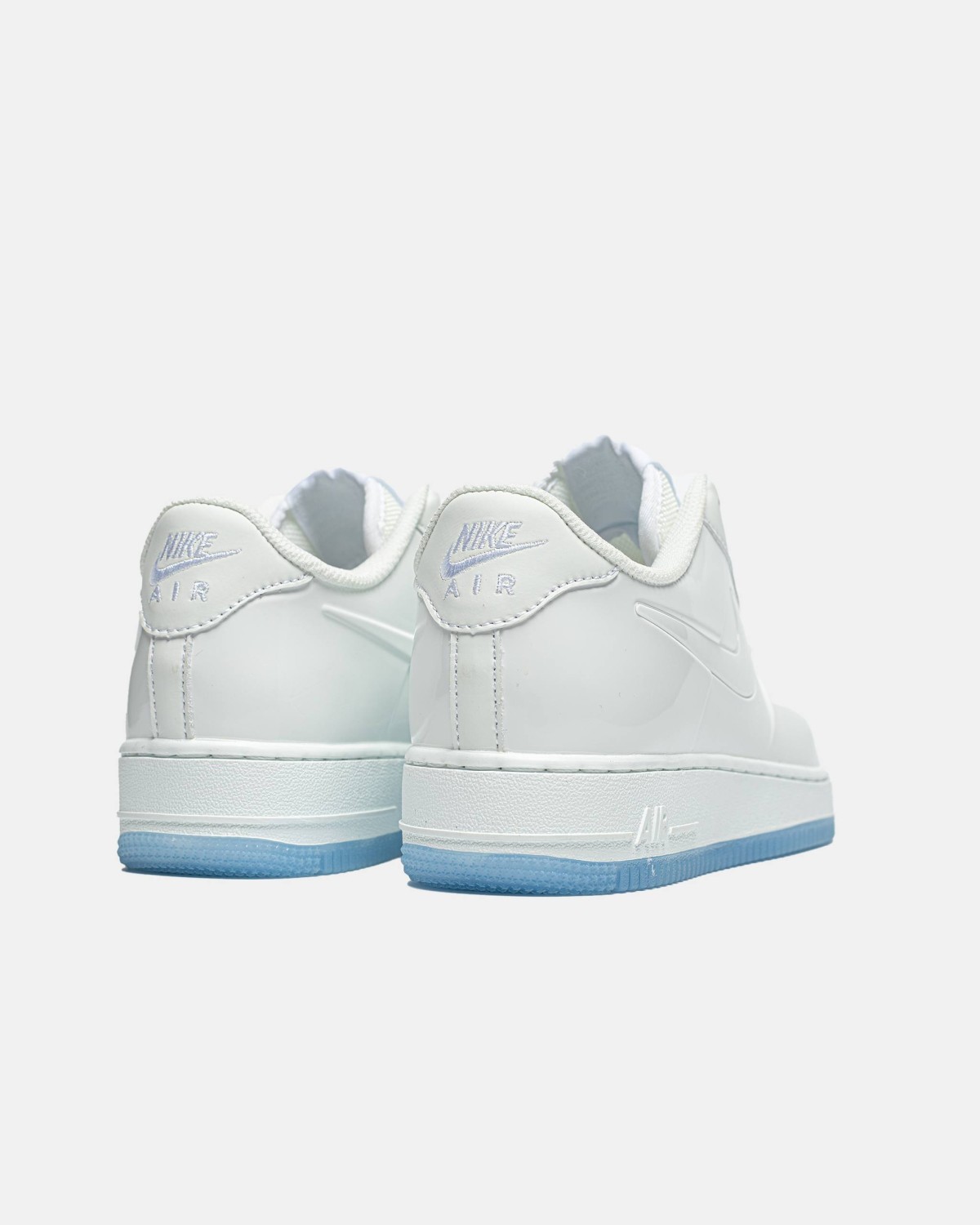 Nike Air Force Low Foamposite White Blue Nike Air Force Low Foamposite White Blue