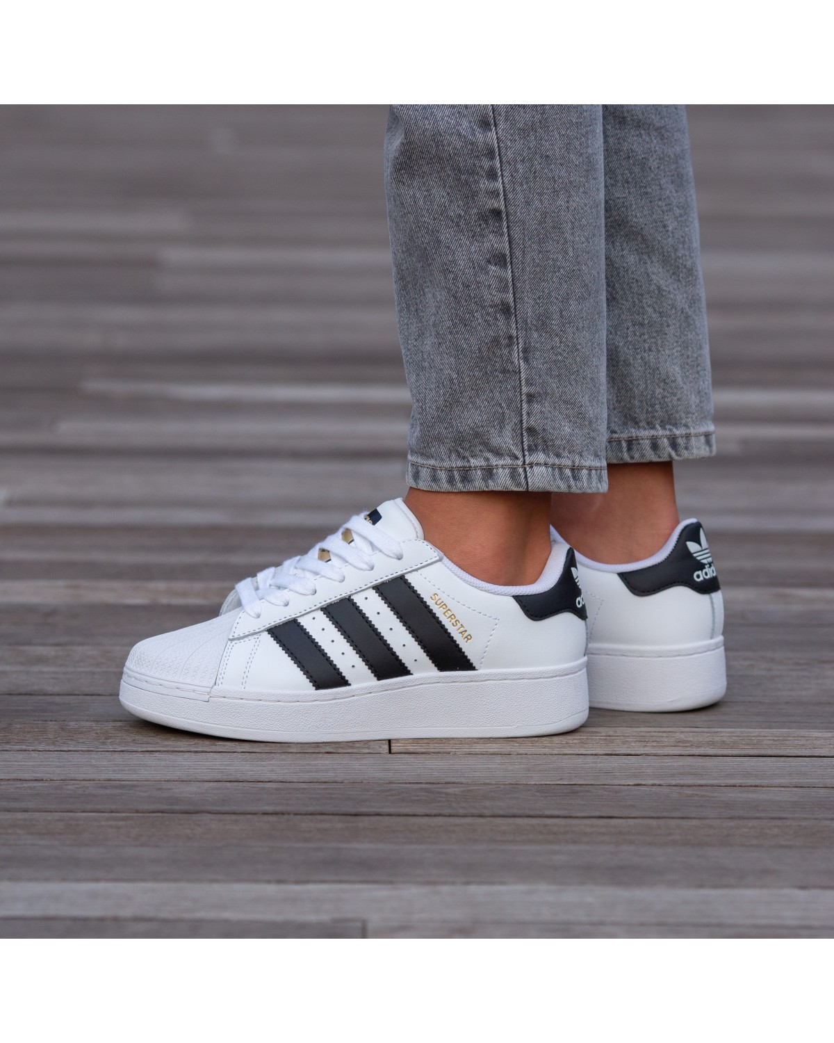 Adidas Superstar XLG White