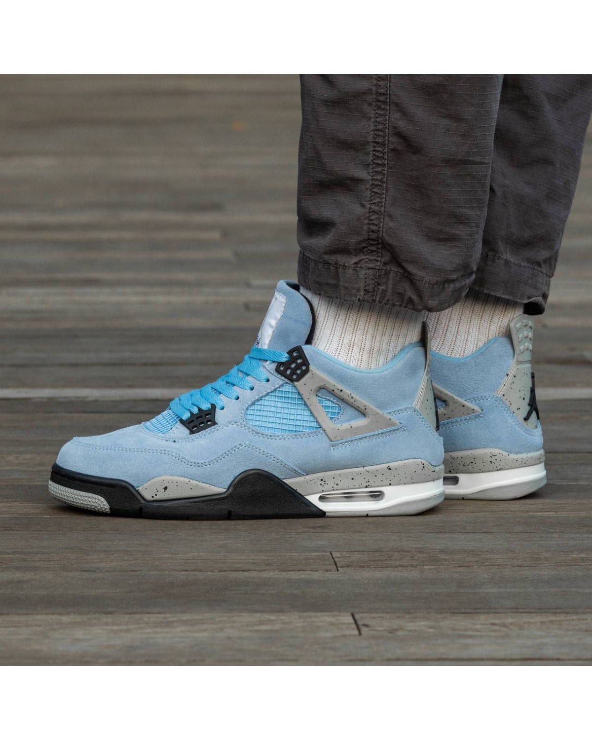 Nike Air Jordan Retro 4 SE University Blue Tech Grey White