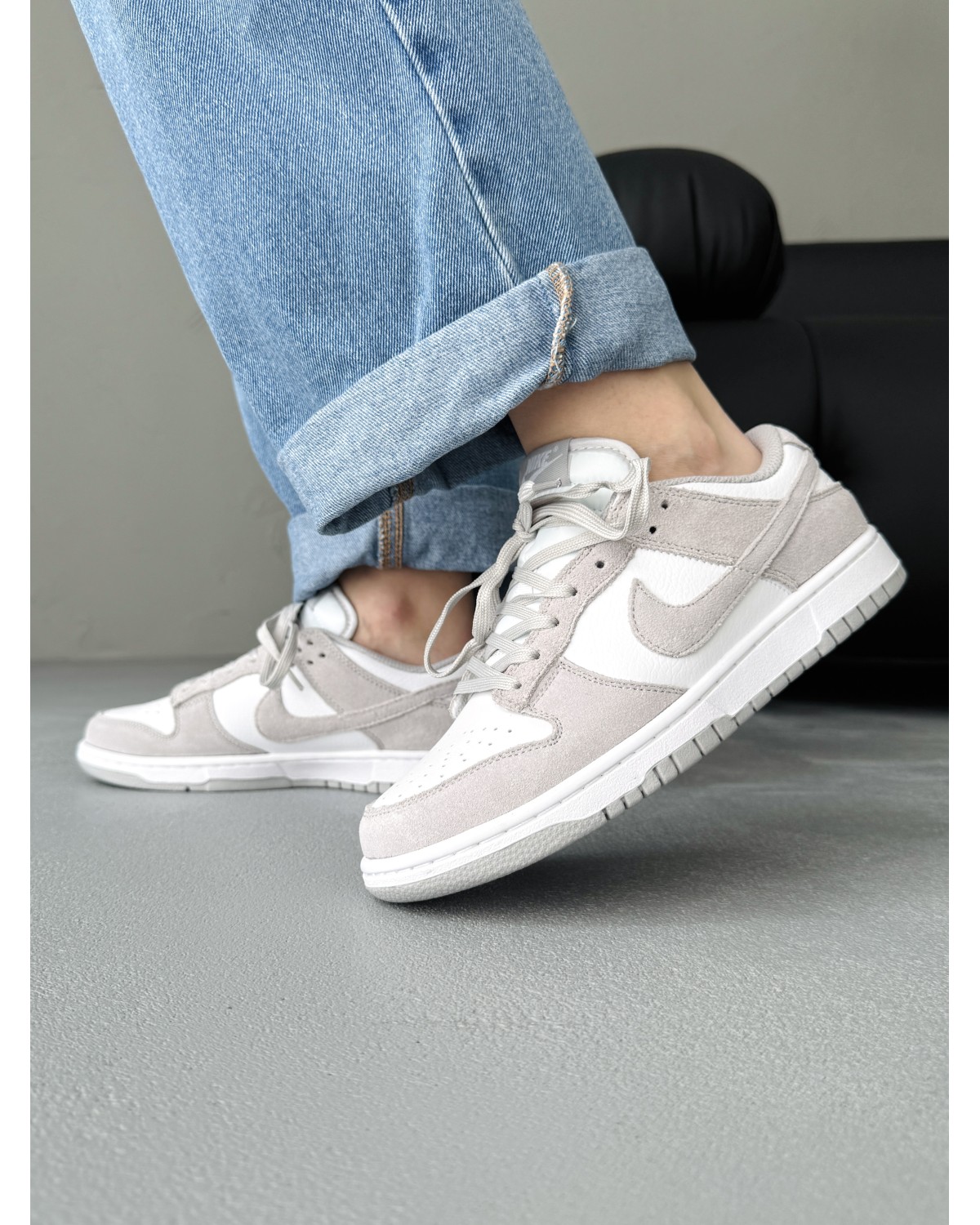 Nike SB Dunk Low White/Grey Nike SB Dunk Low White/Grey