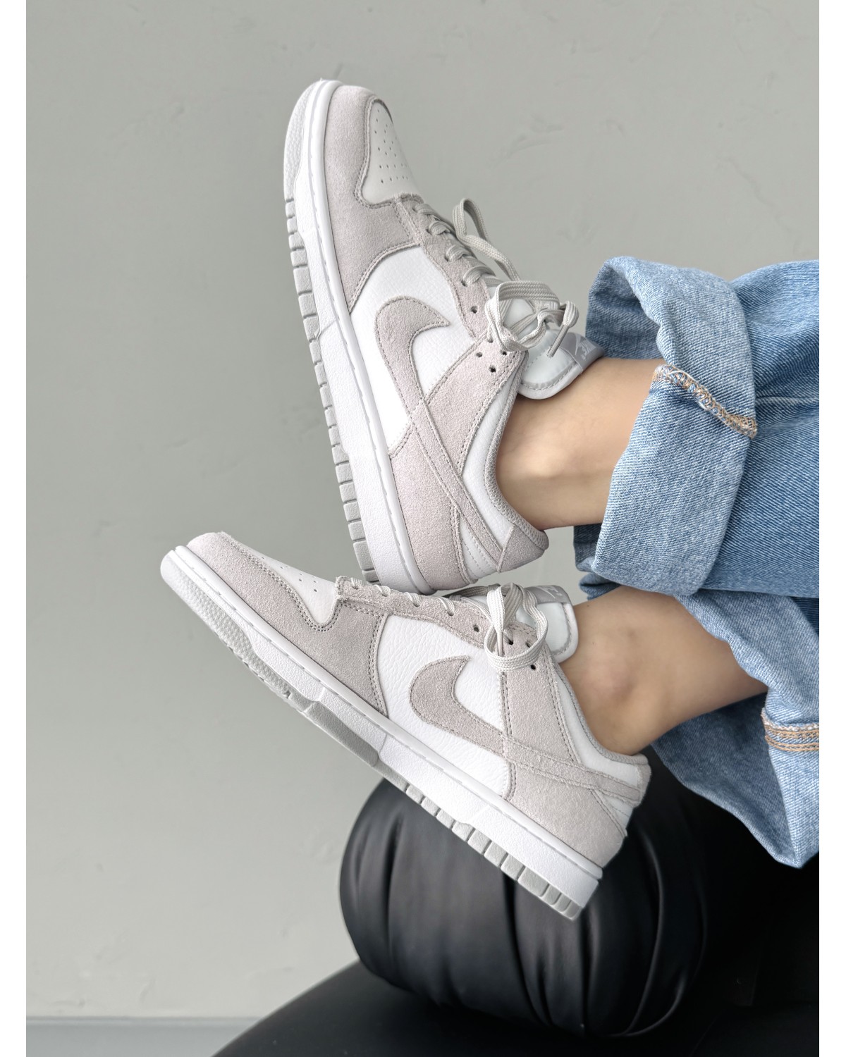 Nike SB Dunk Low White/Grey Nike SB Dunk Low White/Grey
