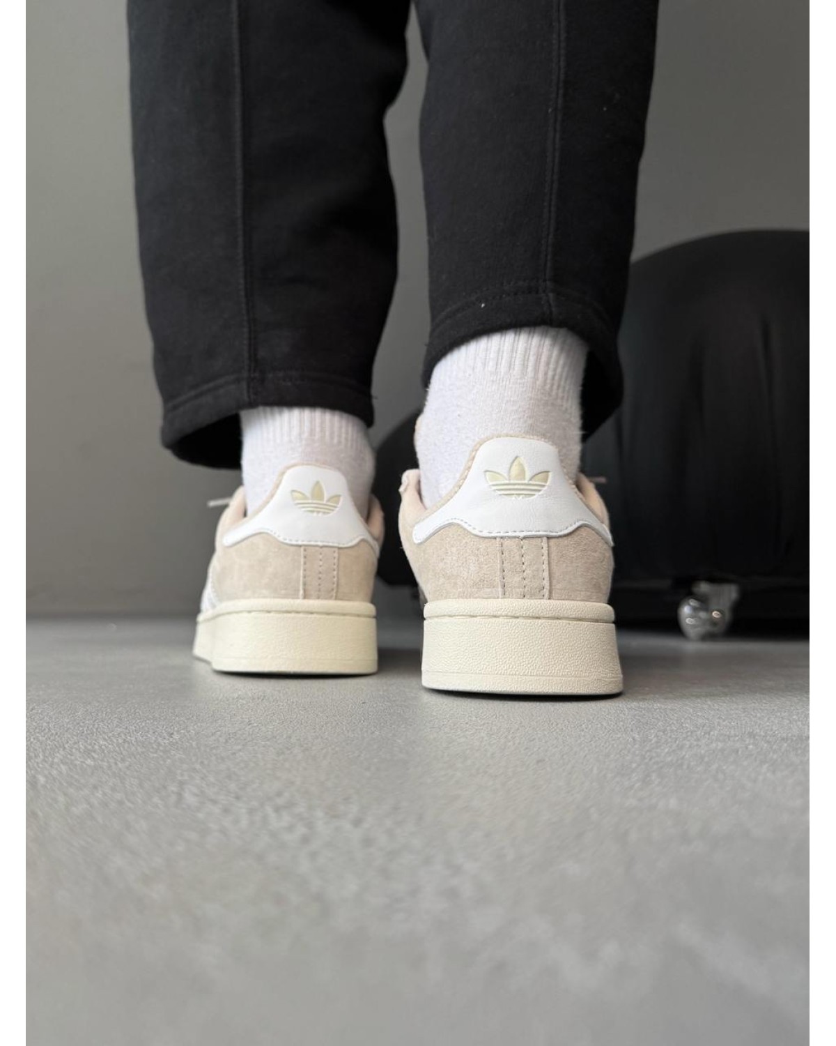 Adidas Campus Beige White Adidas Campus Beige White