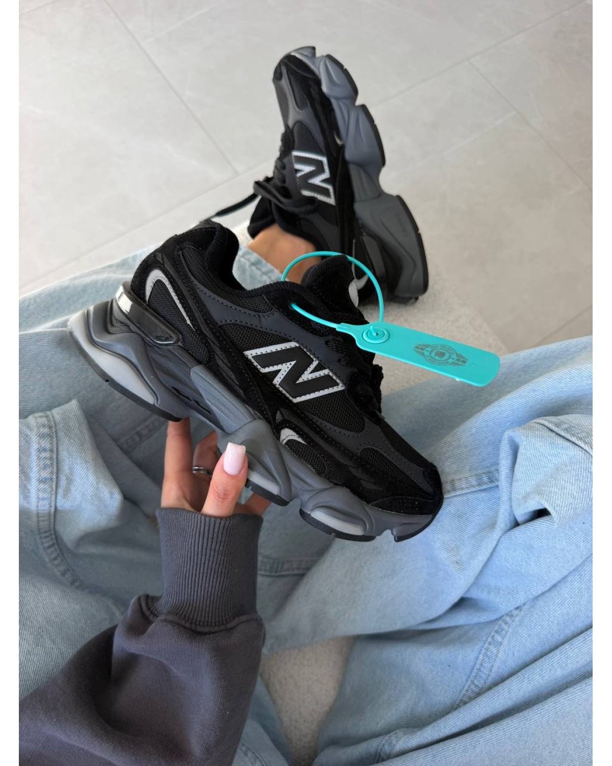 New Balance 9060R Black White