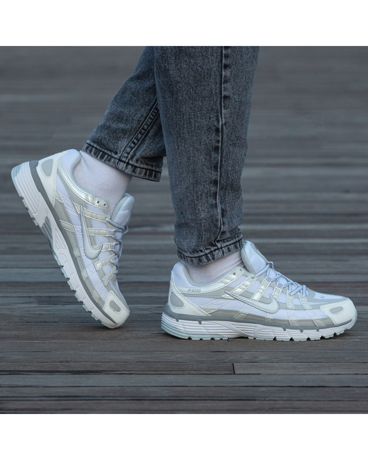 Nike P-6000 White Grey Nike P-6000 White Grey