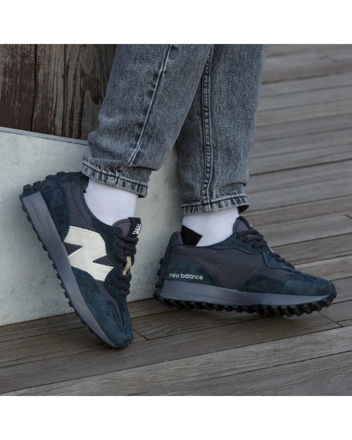 New Balance 327 Blue Grey White New Balance 327 Blue Grey White