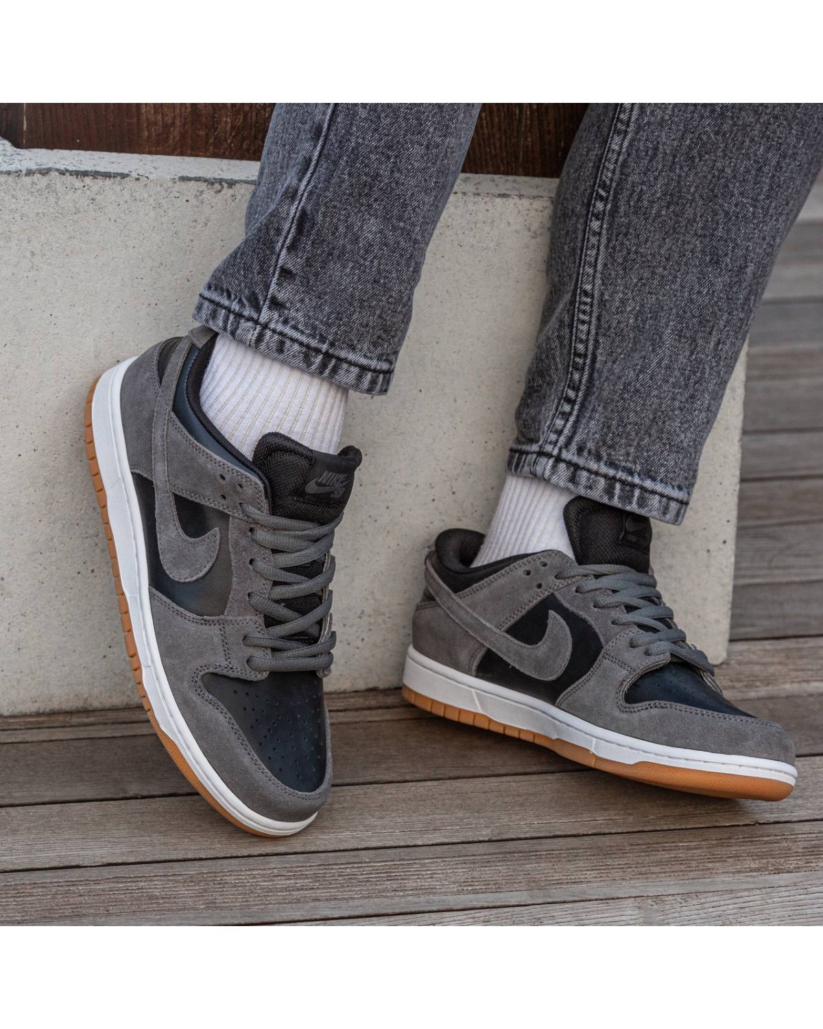 Nike Sb Dunk Low Black Grey Nike Sb Dunk Low Black Grey