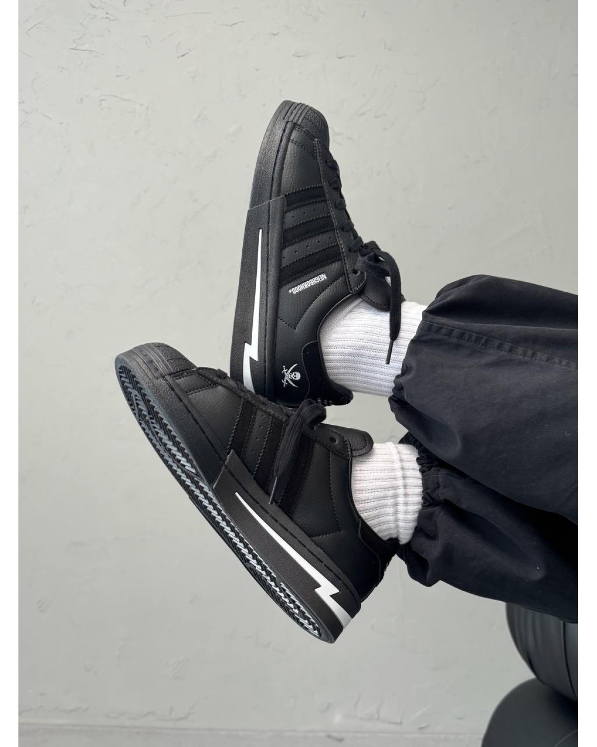Adidas Superstar x Neighborhood Black/White Adidas Superstar x Neighborhood Black/White