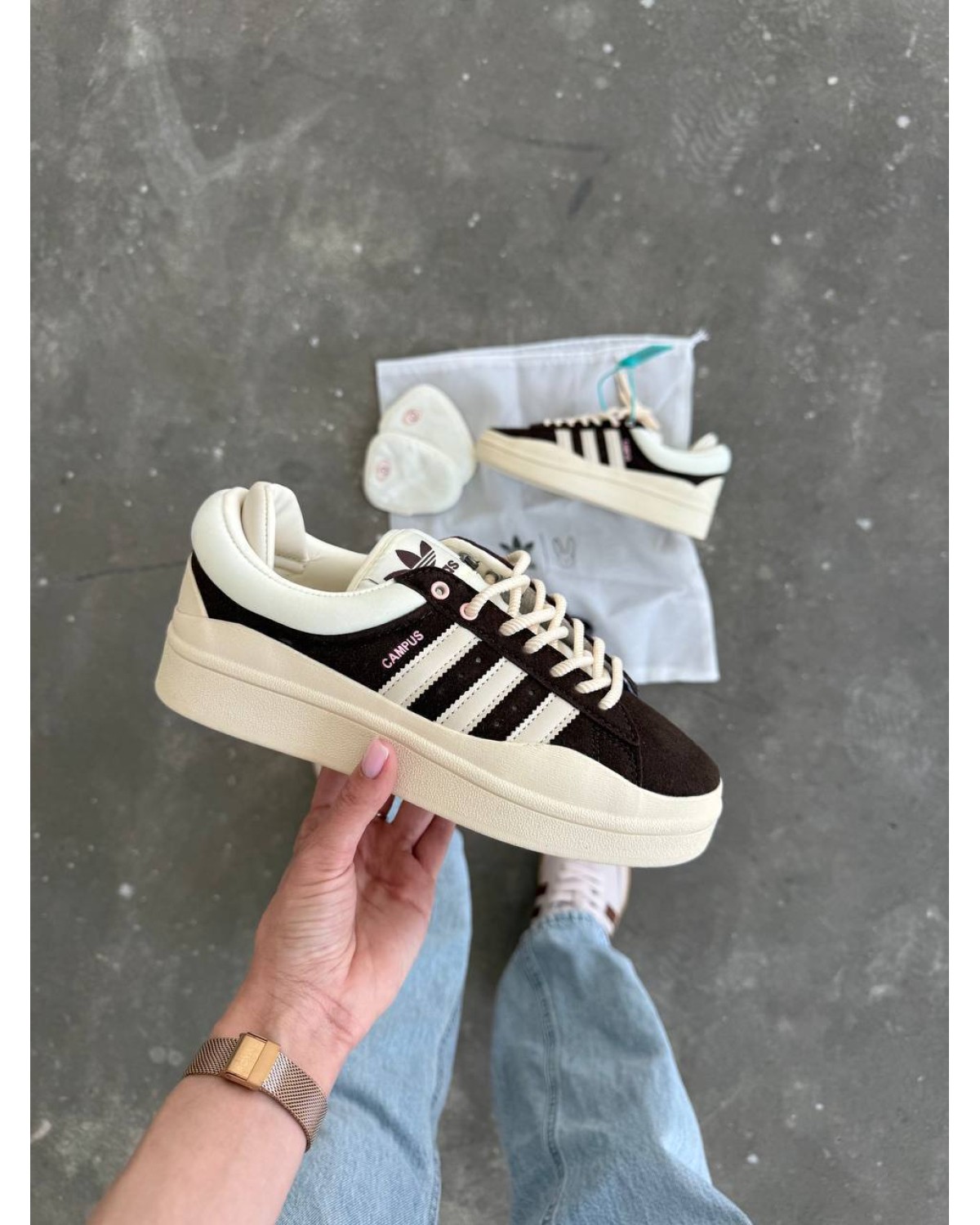 Adidas Campus x Bad Bunny Brown