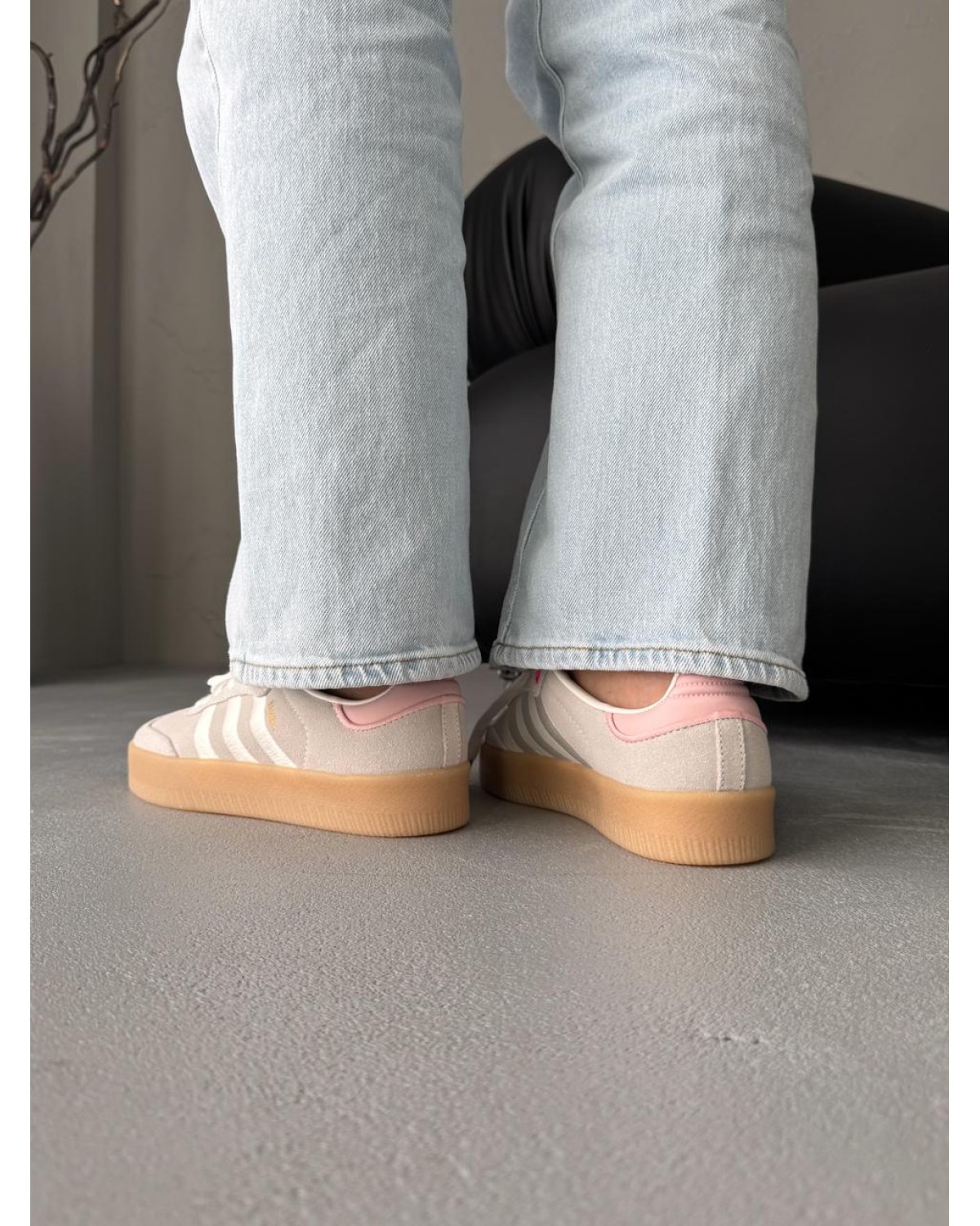 Adidas Samba Beige/Pink Adidas Samba Beige/Pink