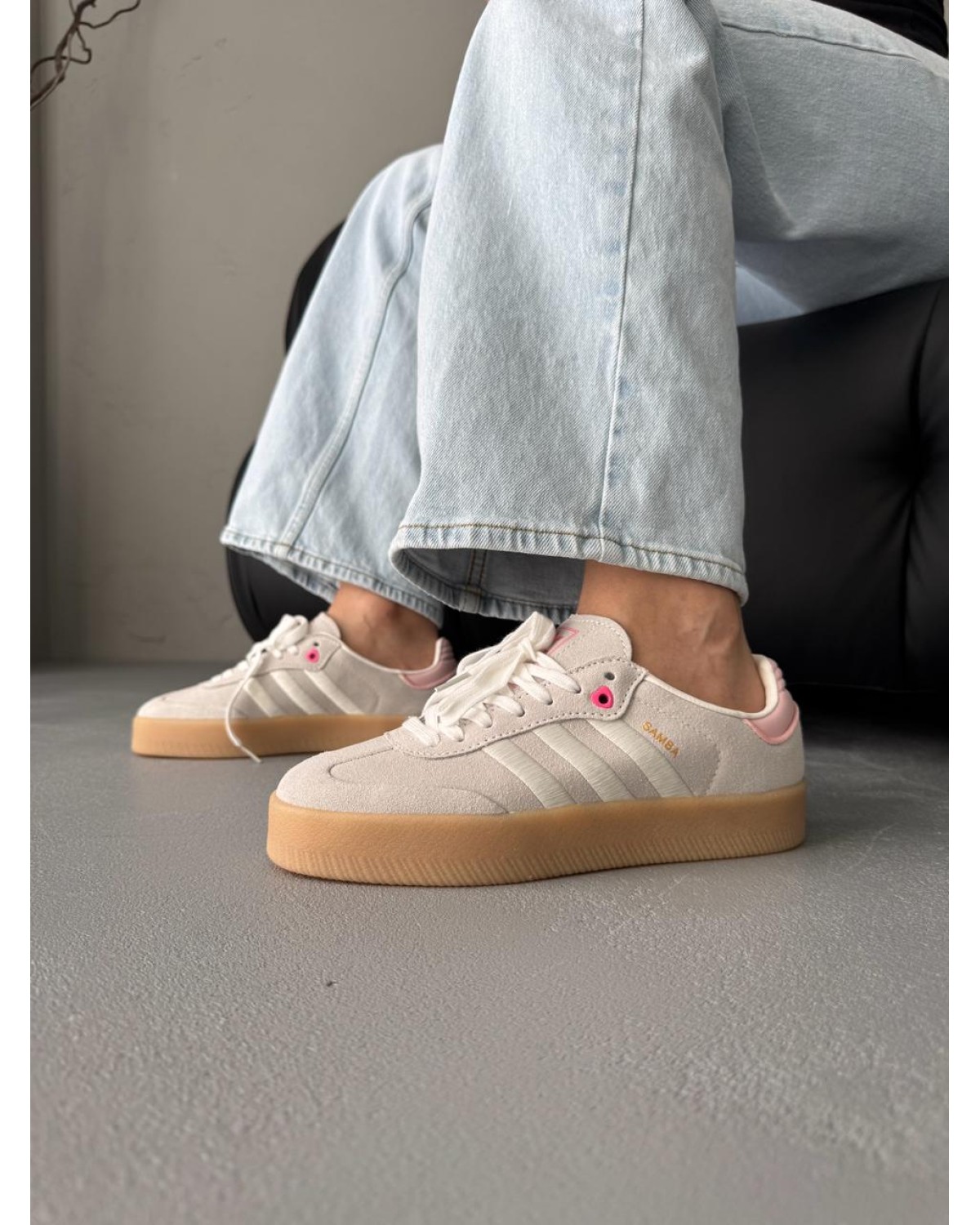 Adidas Samba Beige/Pink Adidas Samba Beige/Pink
