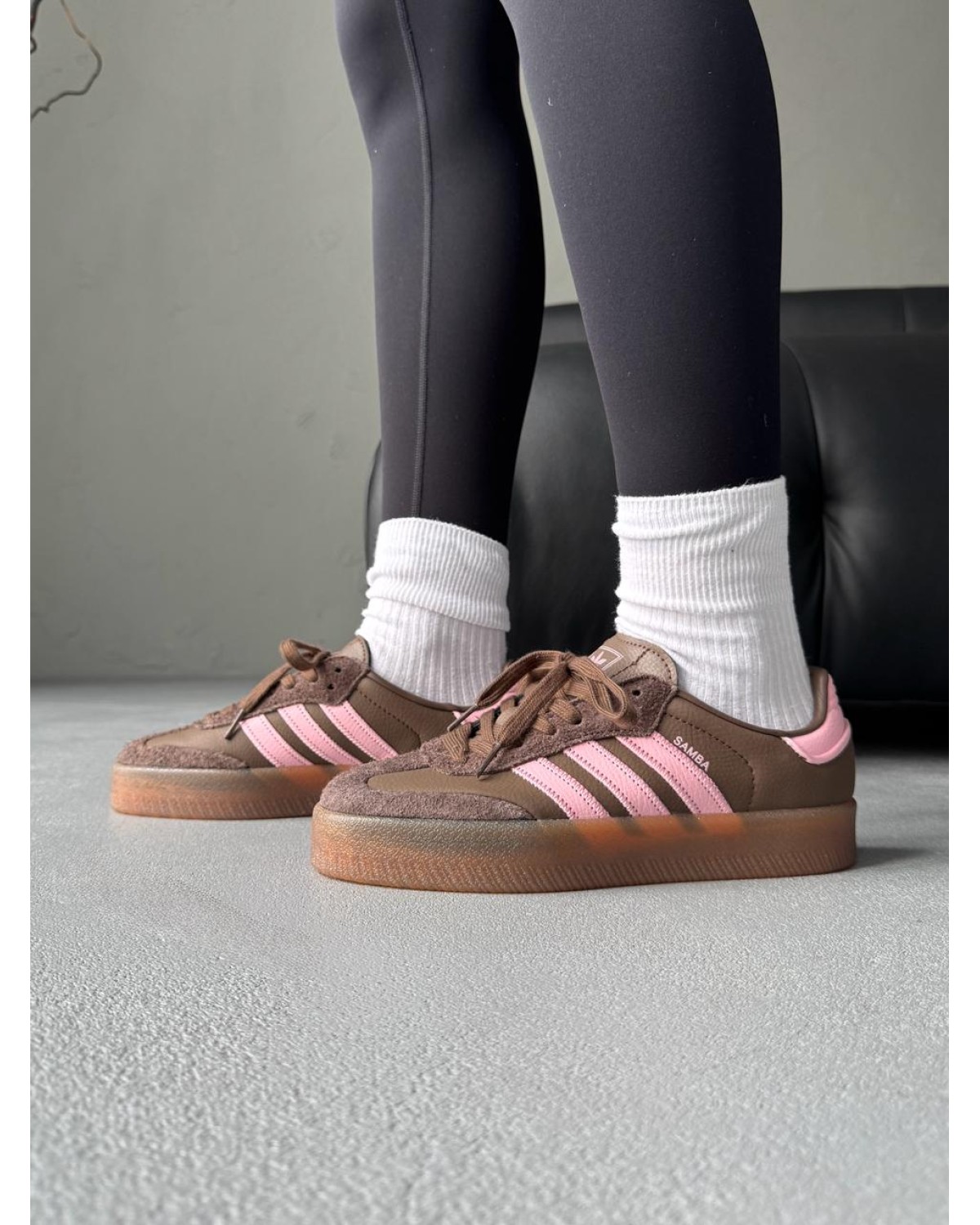 Adidas Samba Platform Brown/Pink
