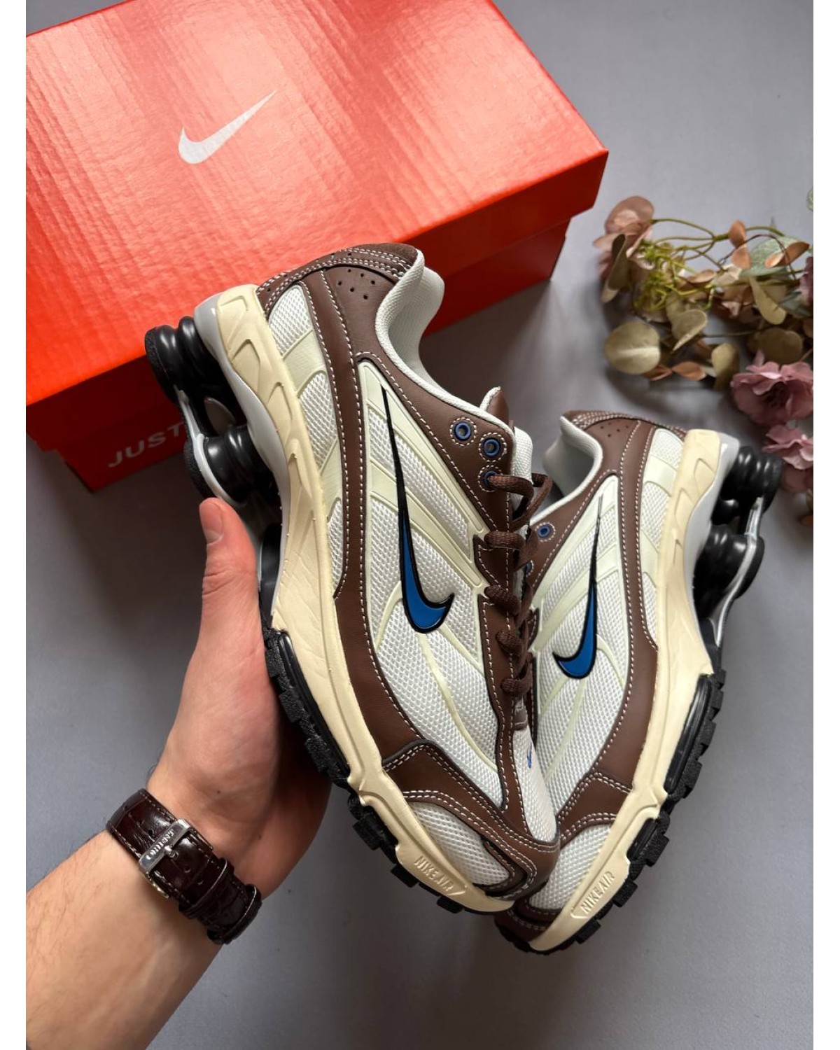Nike Shox Ride 2 Brown White Nike Shox Ride 2 Brown White