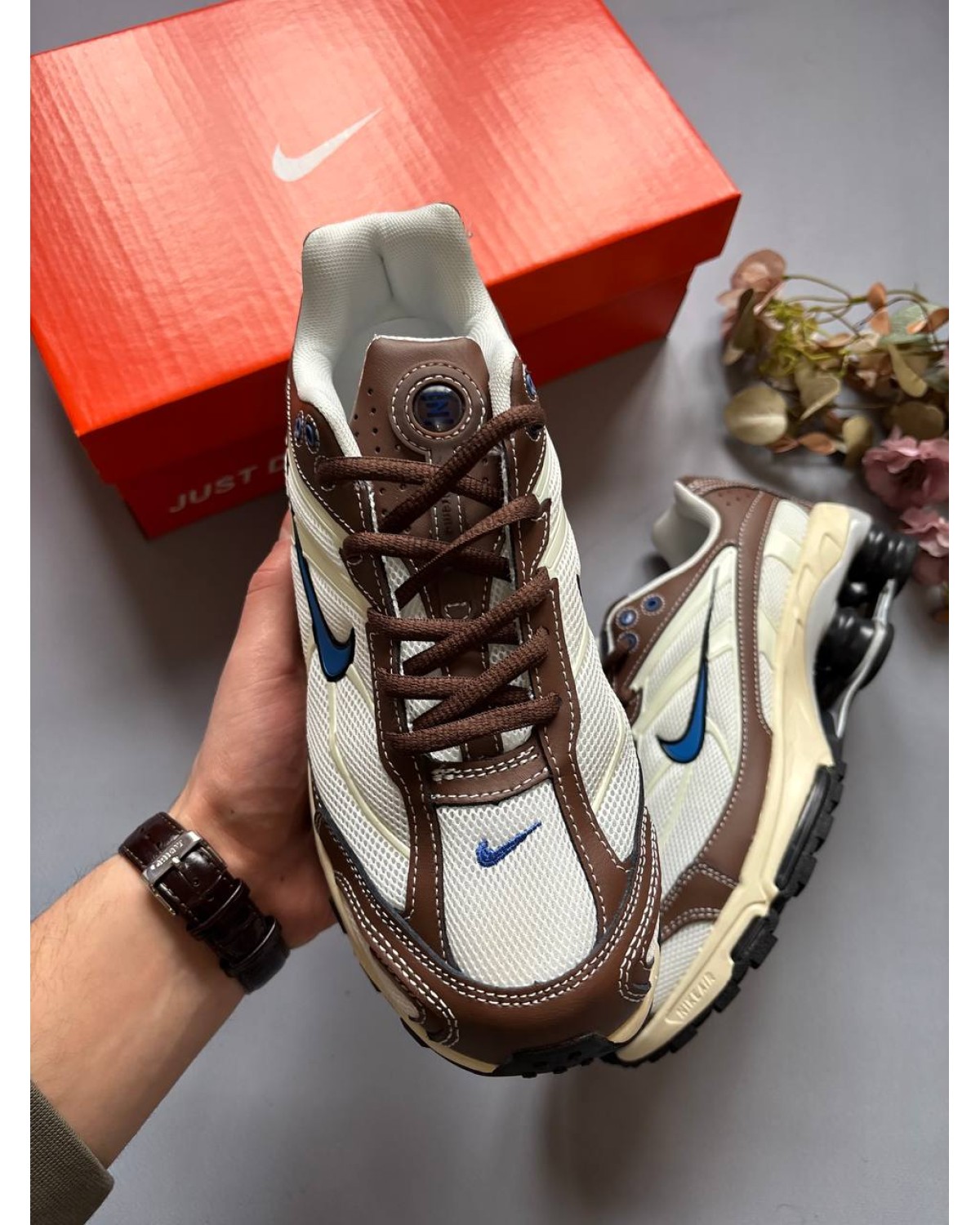 Nike Shox Ride 2 Brown White Nike Shox Ride 2 Brown White