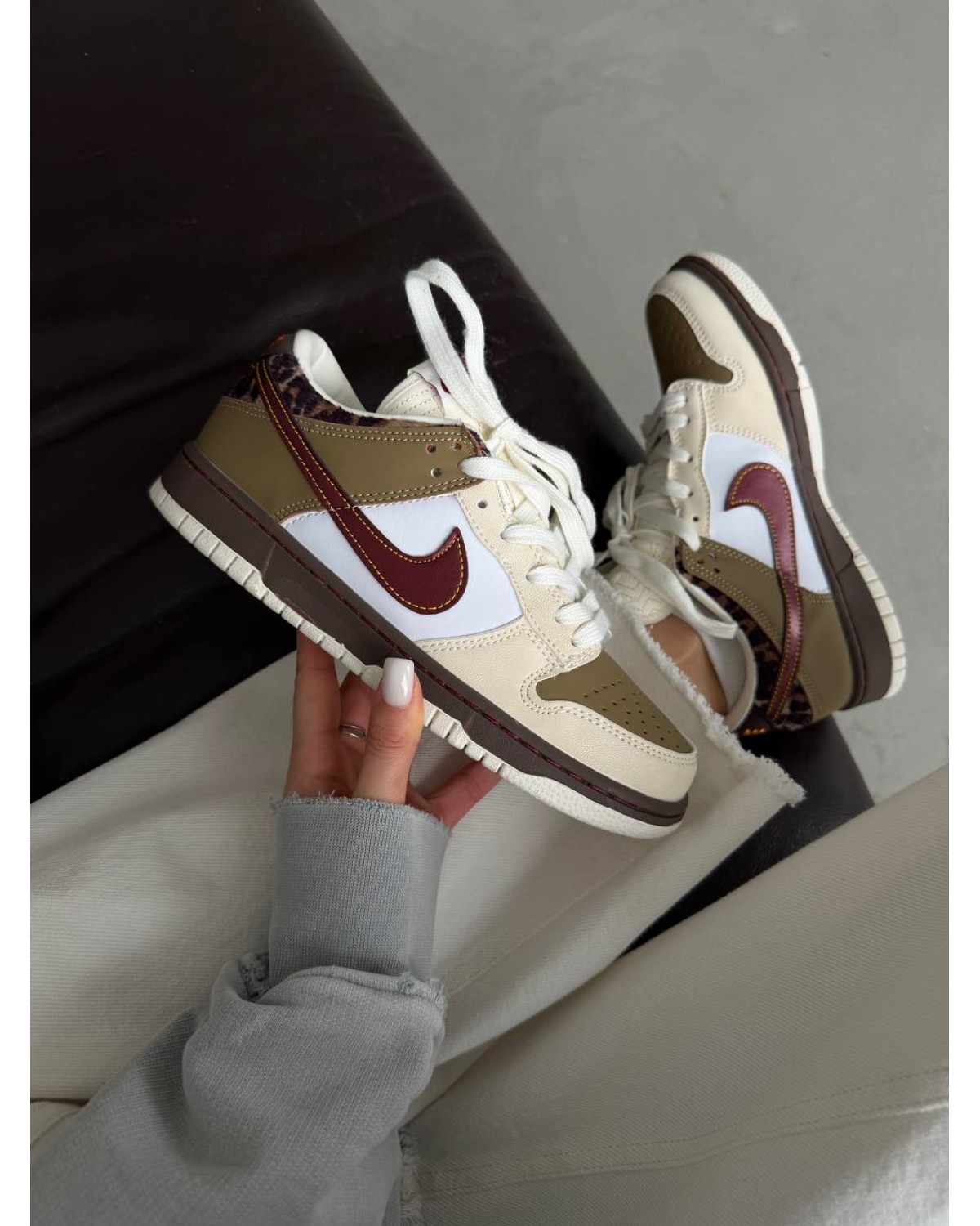 Nike SB Dunk Low White / Cheetah