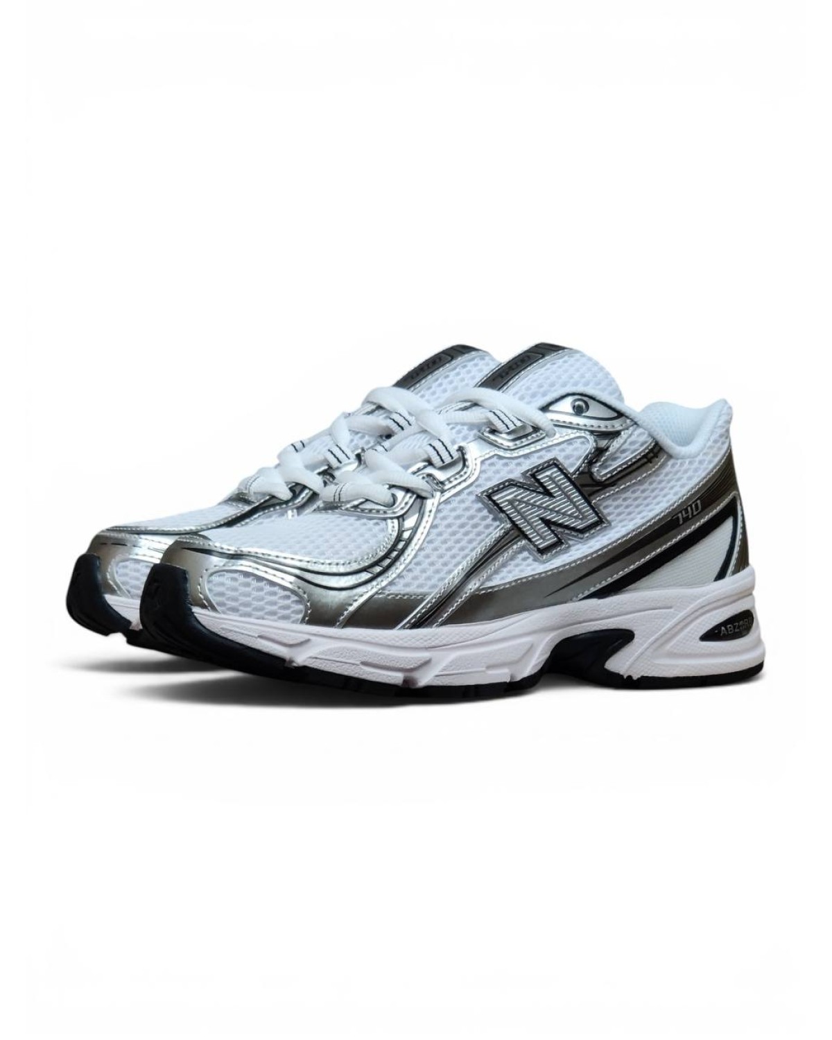 New Balance 740 White Silver Black New Balance 740 White Silver Black