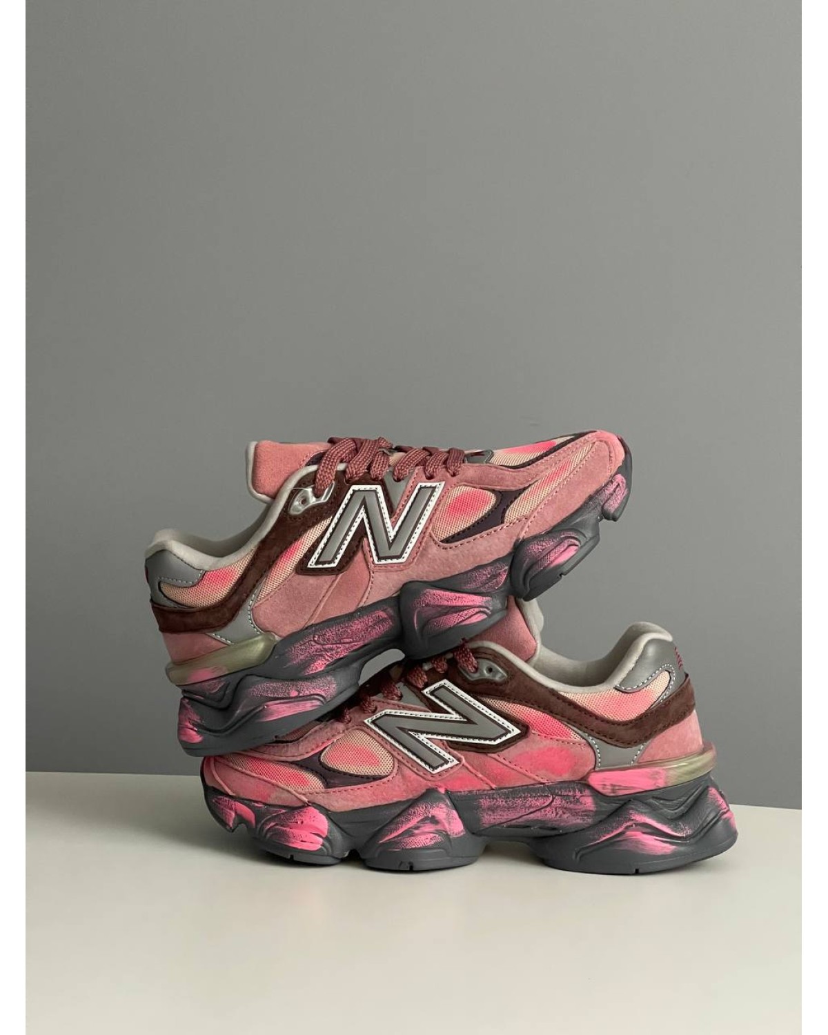 New Balance 9060 Pink Custom New Balance 9060 Pink Custom
