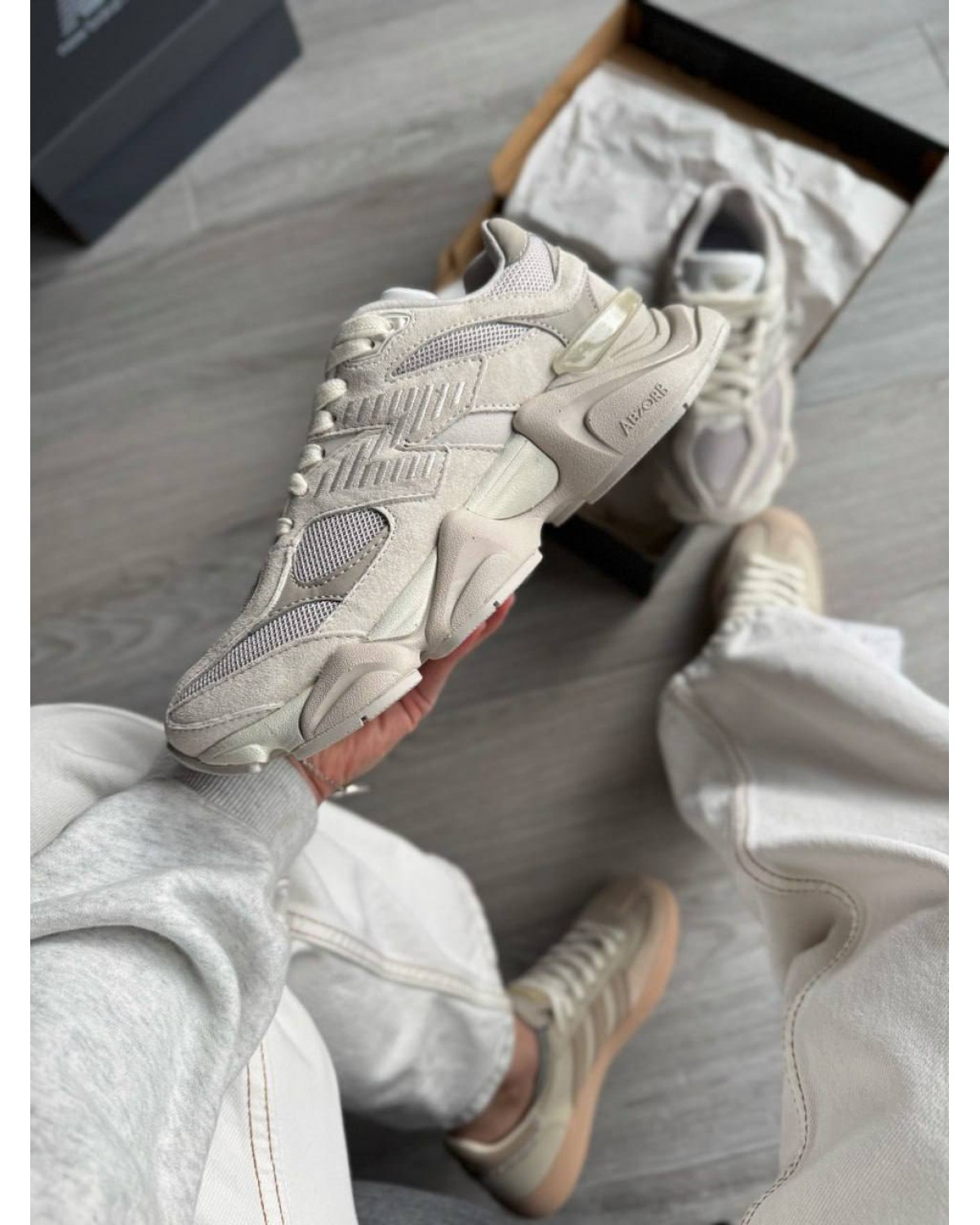 New Balance 9060 Grey Moonbeam New Balance 9060 Grey Moonbeam