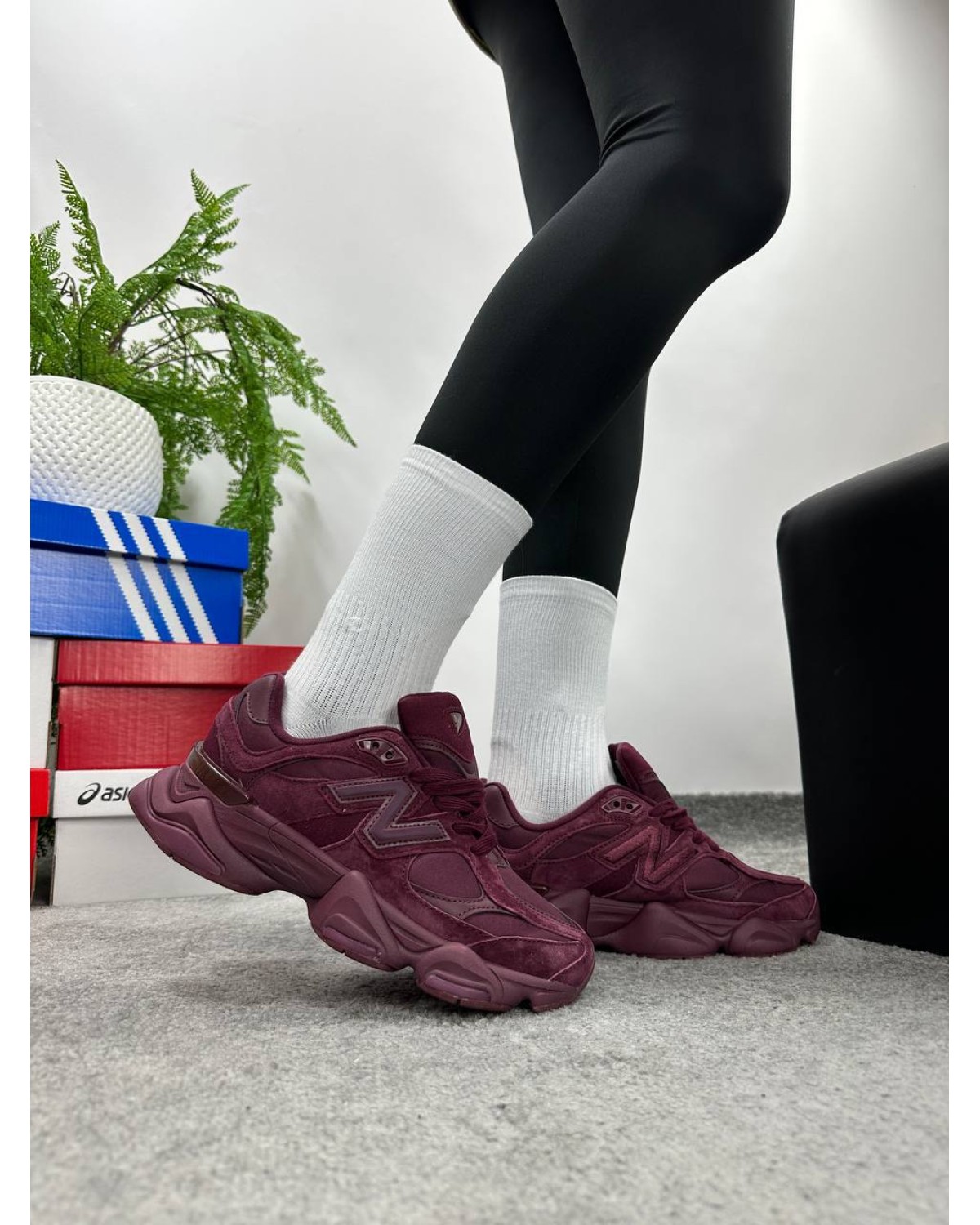 New Balance 9060 Burgundy New Balance 9060 Burgundy