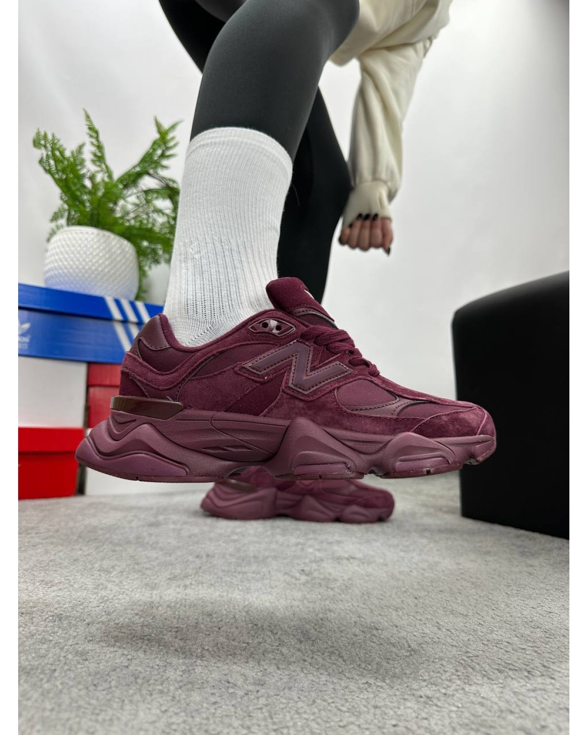 New Balance 9060 Burgundy New Balance 9060 Burgundy