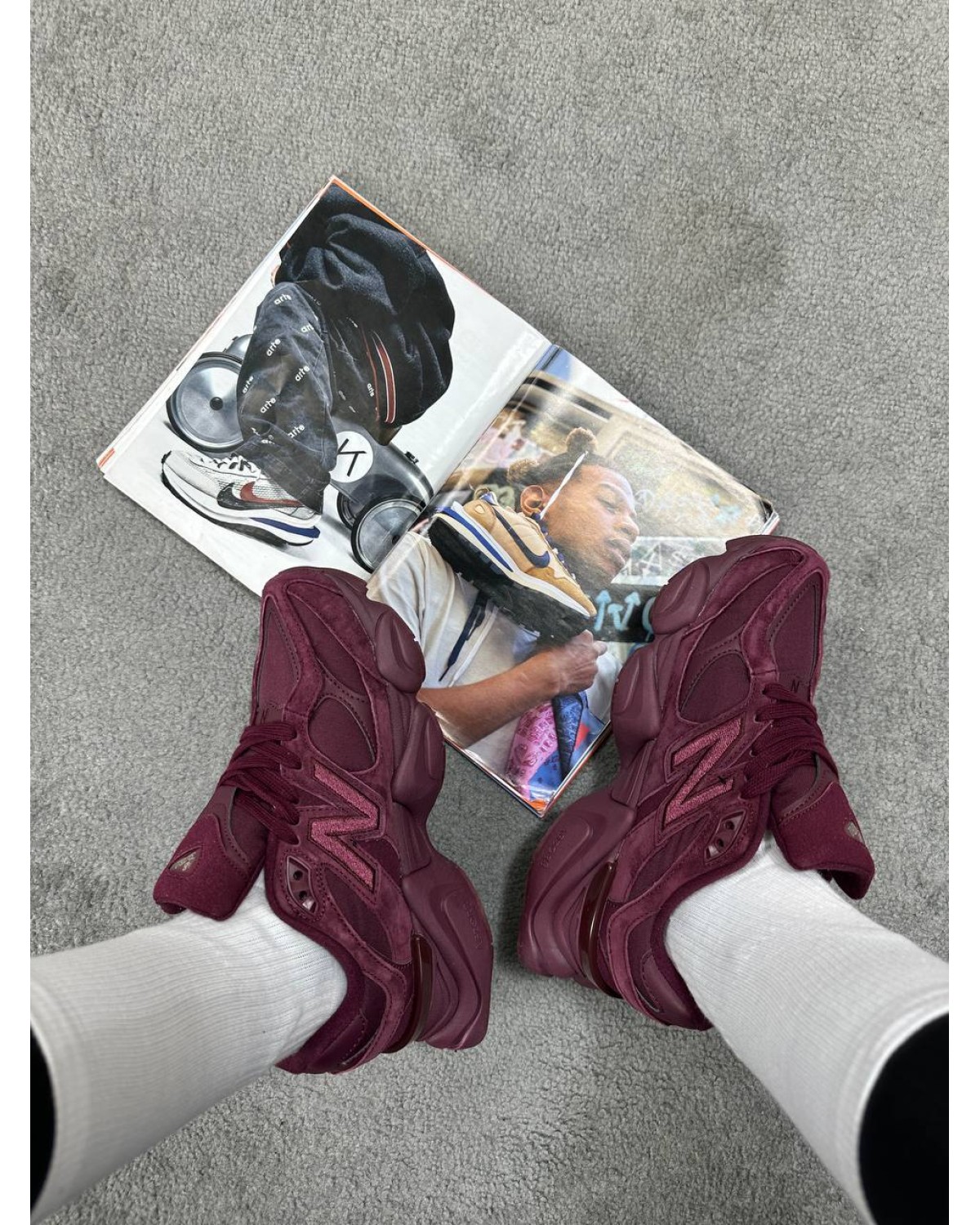 New Balance 9060 Burgundy New Balance 9060 Burgundy