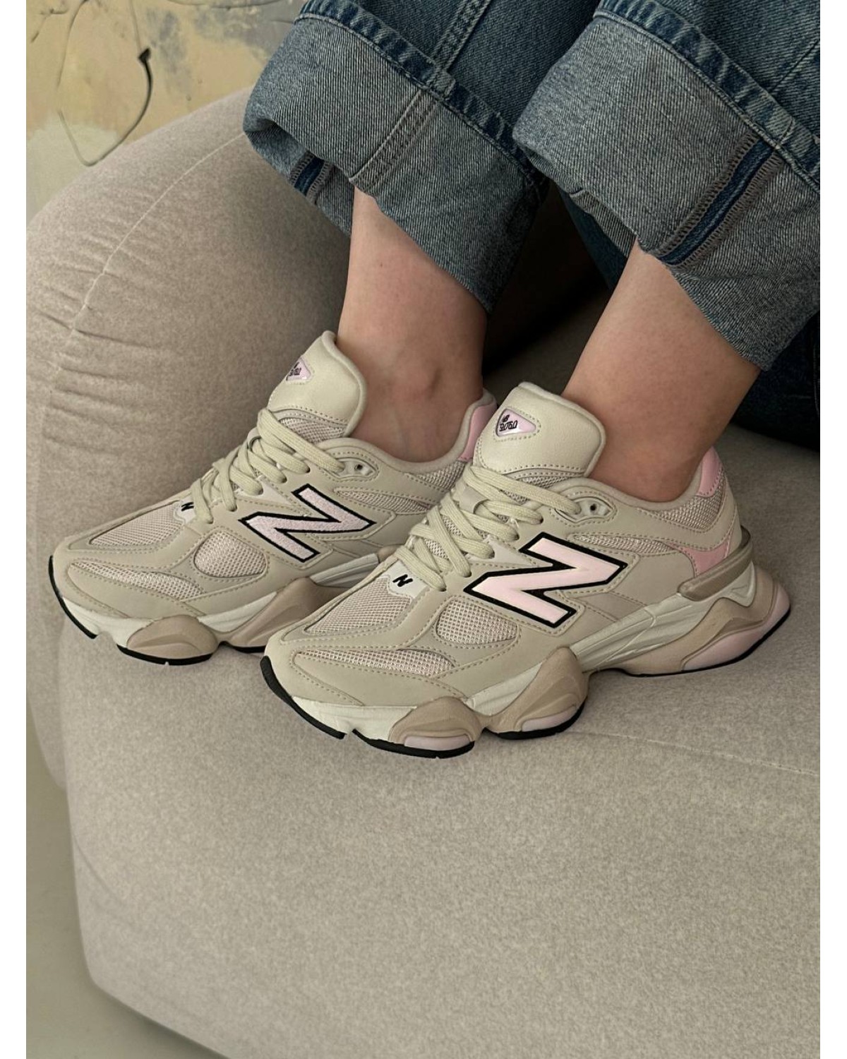 New Balance 9060 Light Beige Pink