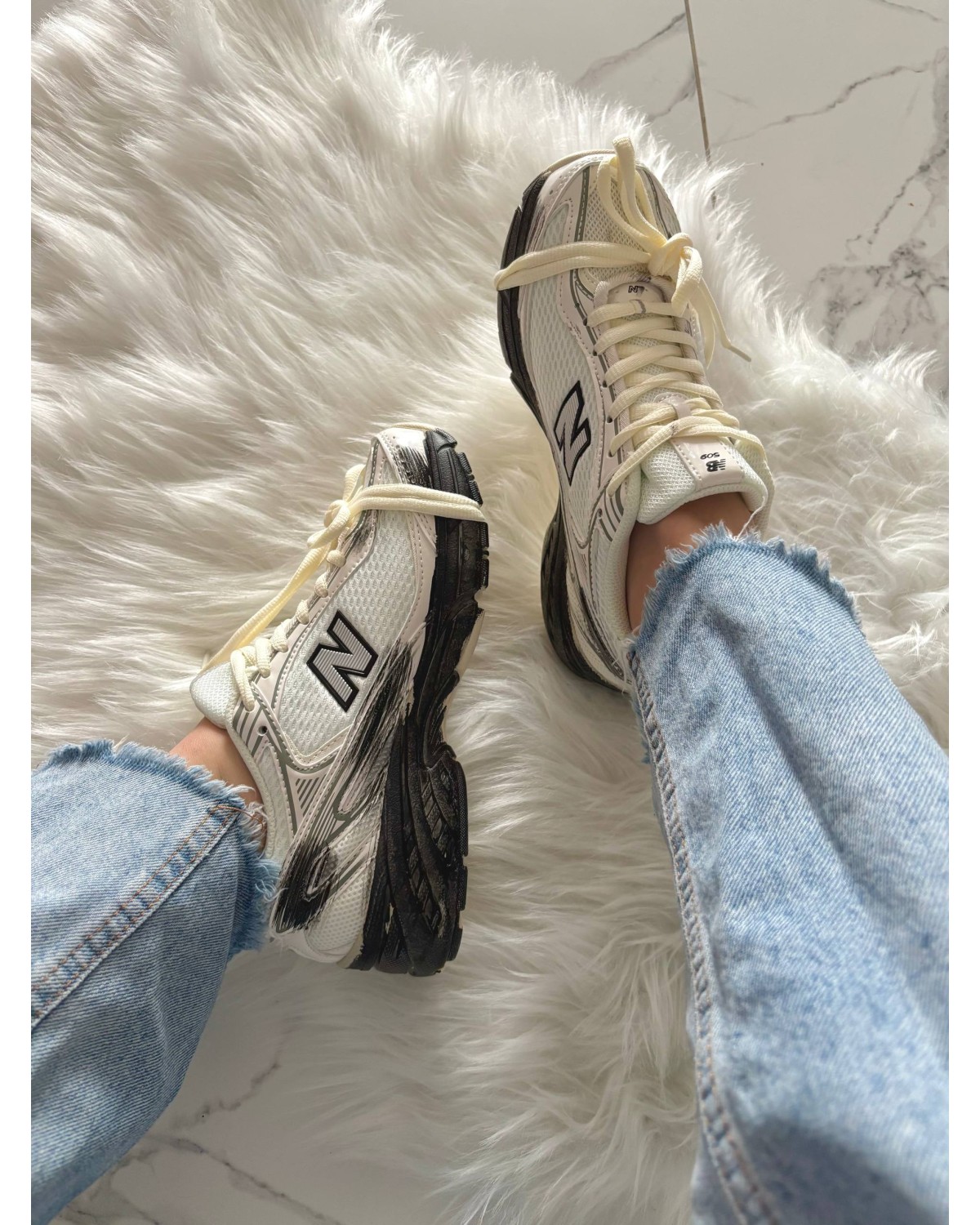 New Balance 509 Beige Black Custom New Balance 509 Beige Black Custom