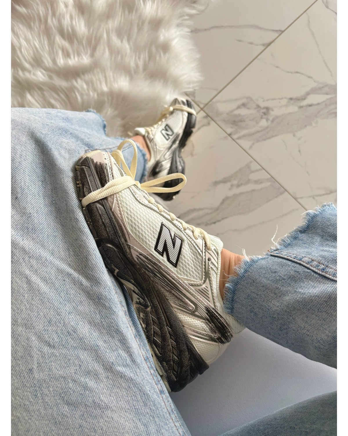 New Balance 509 Beige Black Custom New Balance 509 Beige Black Custom