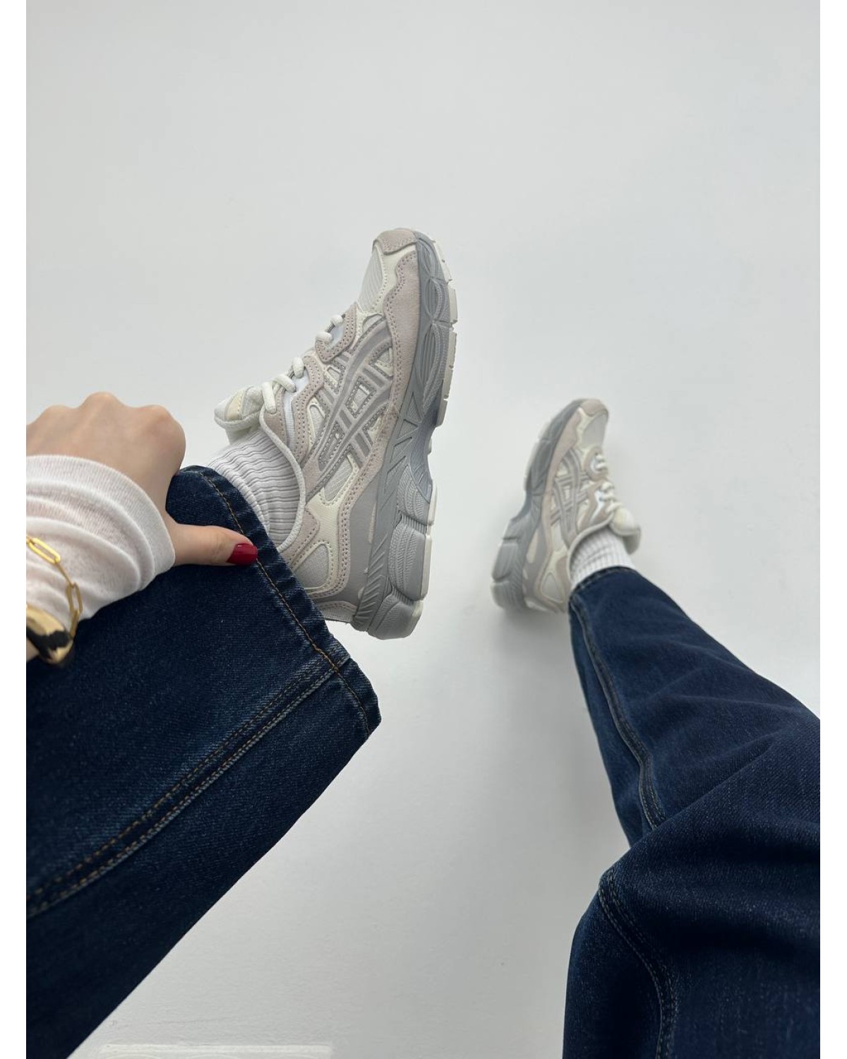 Asics Gel-NYC Cream Cloud Grey Asics Gel-NYC Cream Cloud Grey