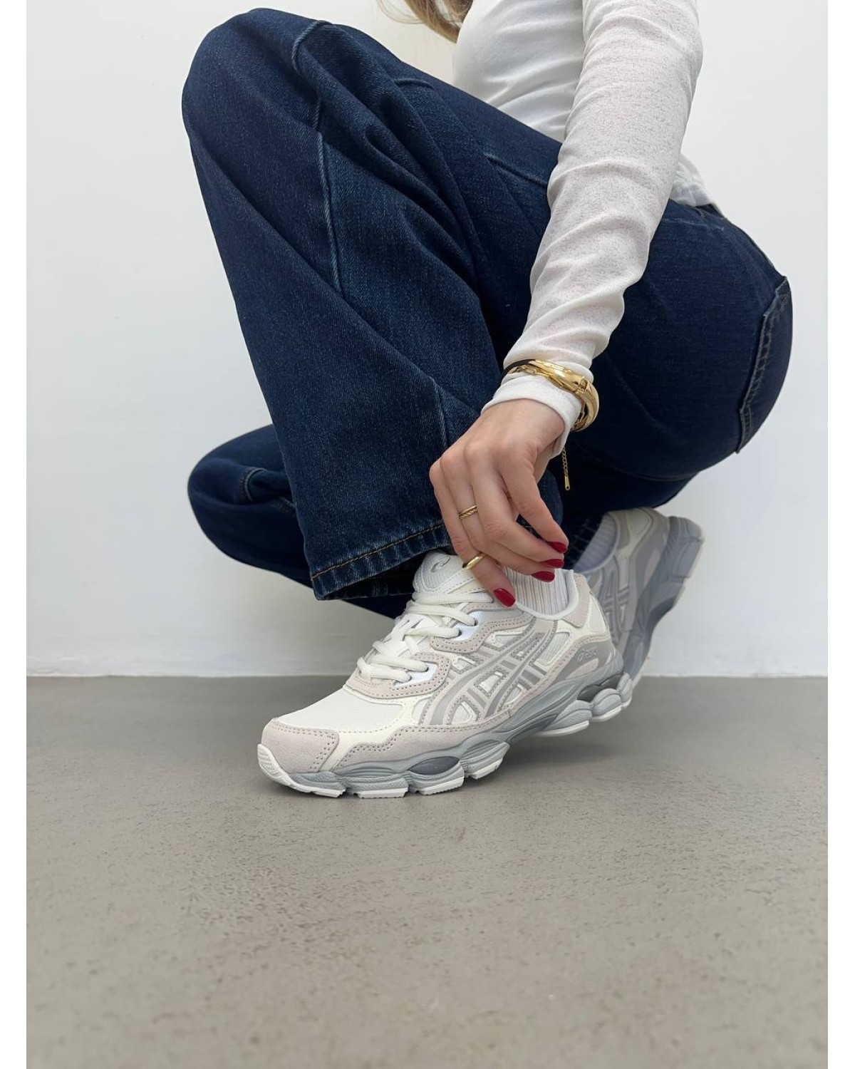 Asics Gel-NYC Cream Cloud Grey Asics Gel-NYC Cream Cloud Grey