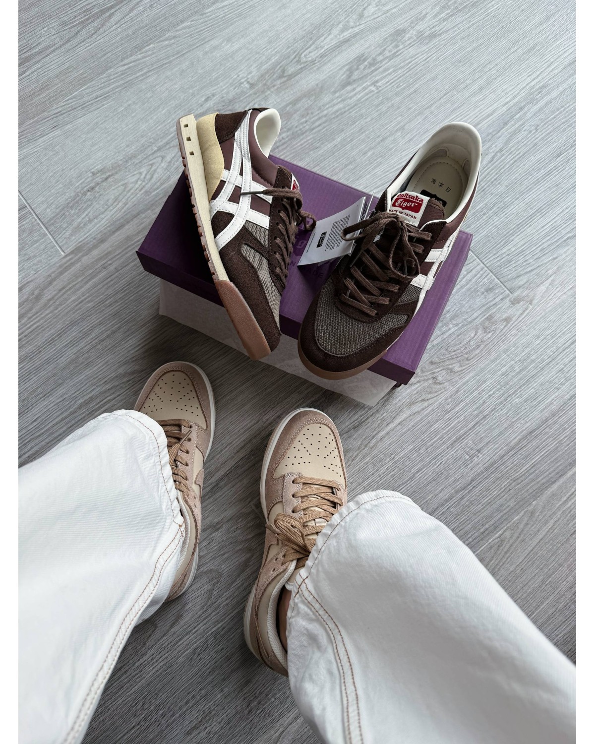 Asics Tiger Ultimate 81 Brown-Cream Asics Tiger Ultimate 81 Brown-Cream