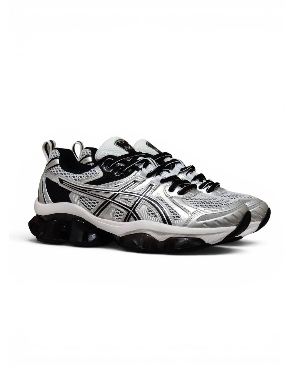 Asics Gel Quantum Kinetic Silver Black Asics Gel Quantum Kinetic Silver Black