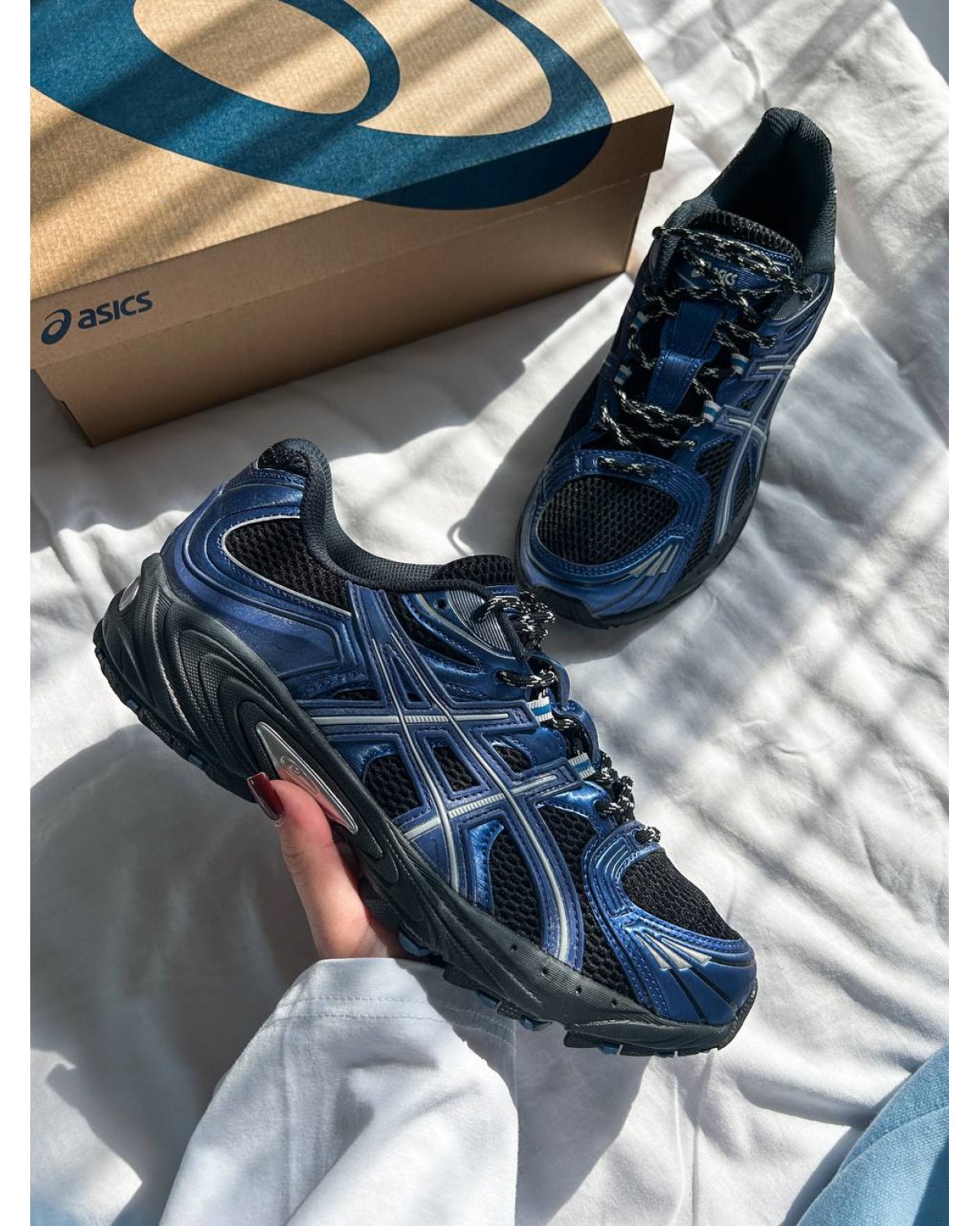 Asics Gel Kahana TR Nexus Black Silver Blue