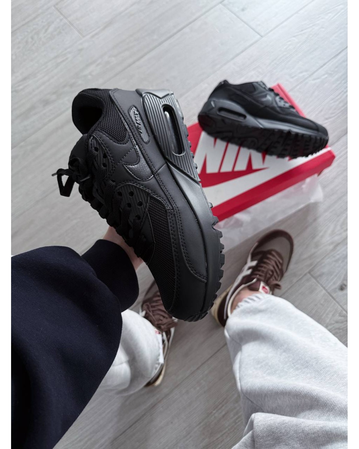 Nike Air Max 90 Trainers Black Nike Air Max 90 Trainers Black