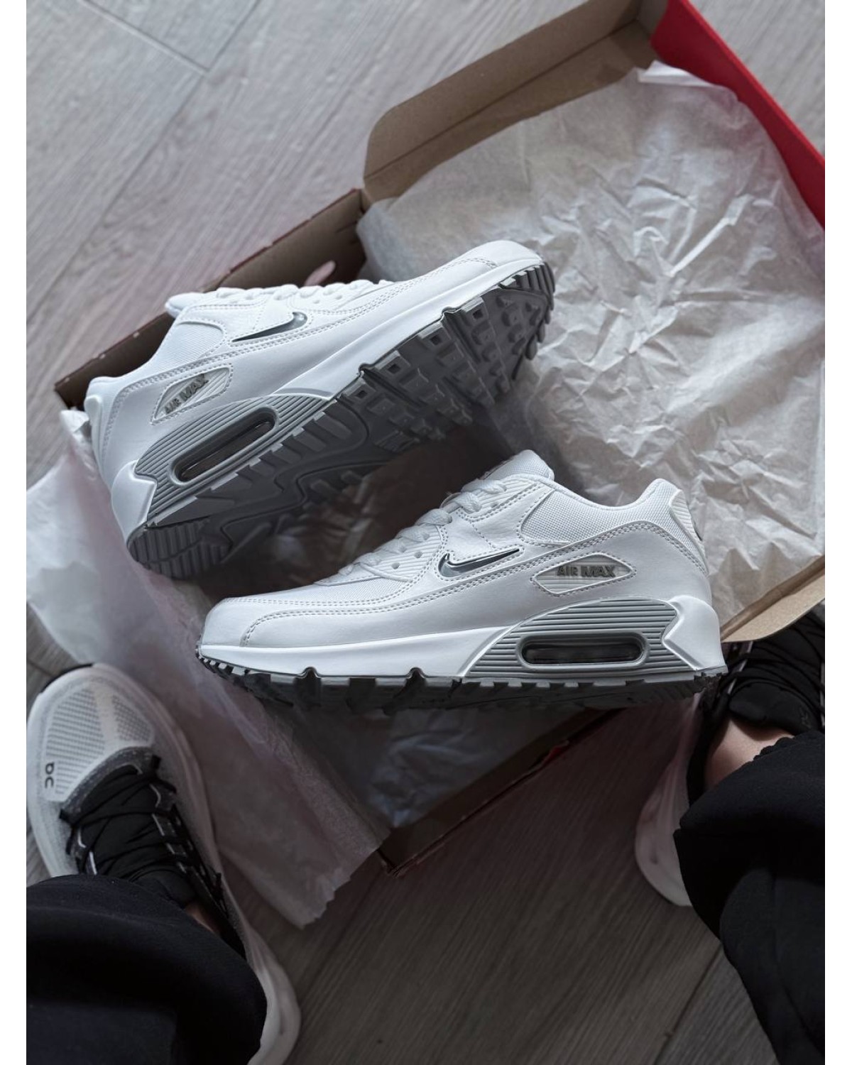 Nike Air Max 90 White Grey Jewel Nike Air Max 90 White Grey Jewel
