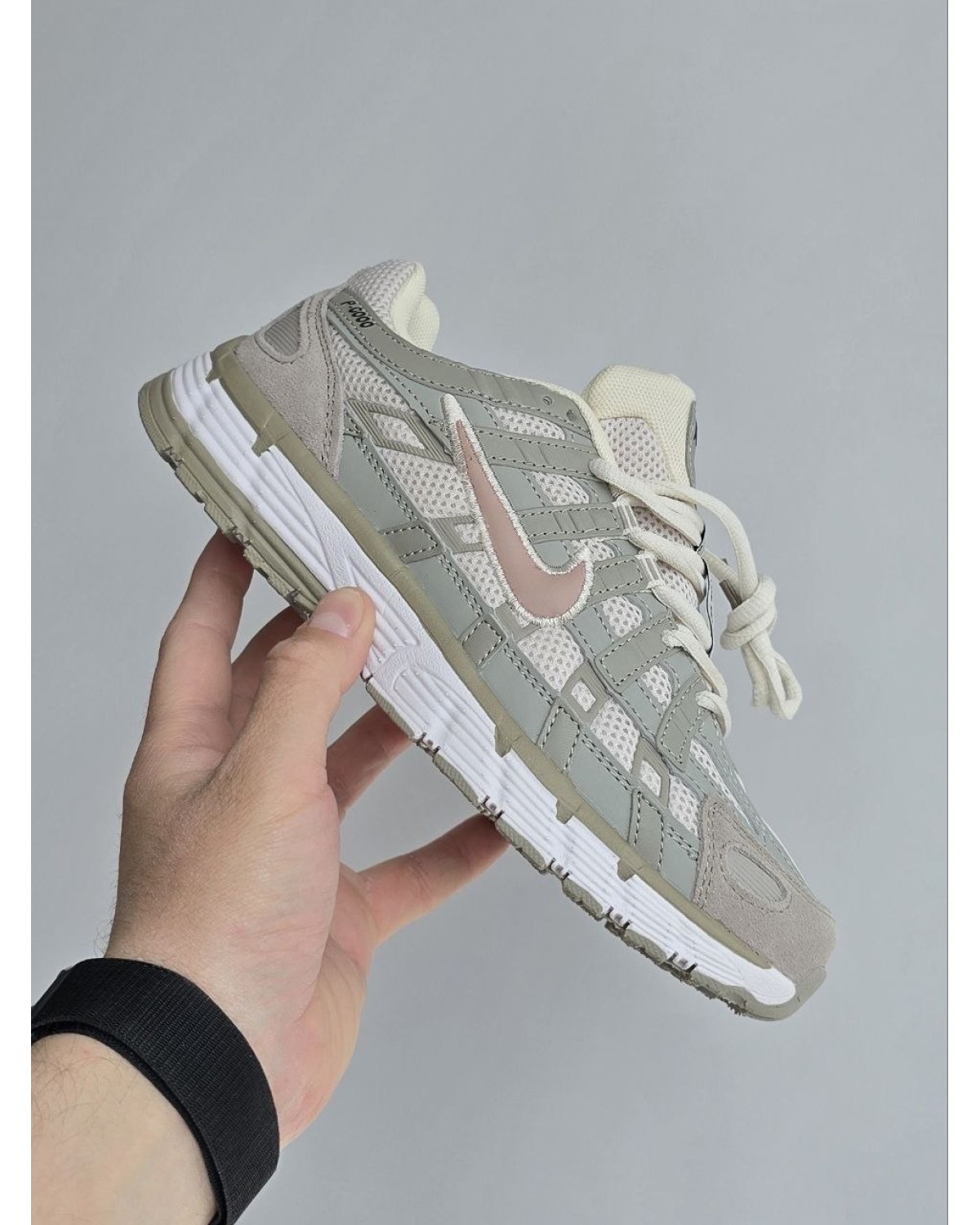 Nike P-6000 Beige / Grey / Green tone