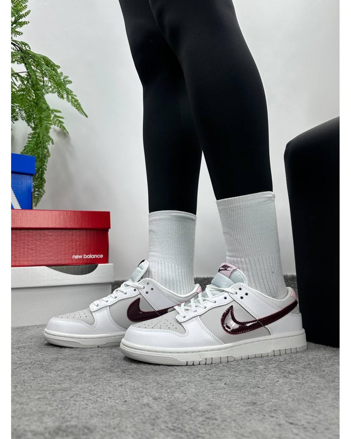 Nike SB Dunk Sail Burgundy Crush