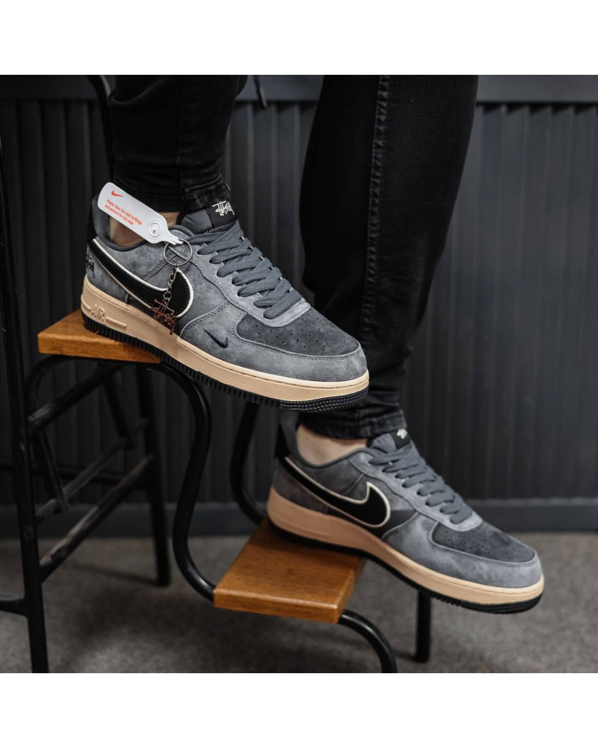 Nike Air Force x Stussy Beige Nike Air Force x Stussy Beige