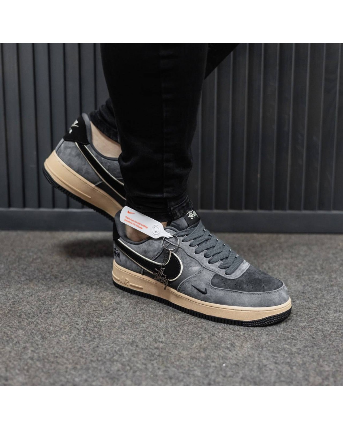 Nike Air Force x Stussy Beige