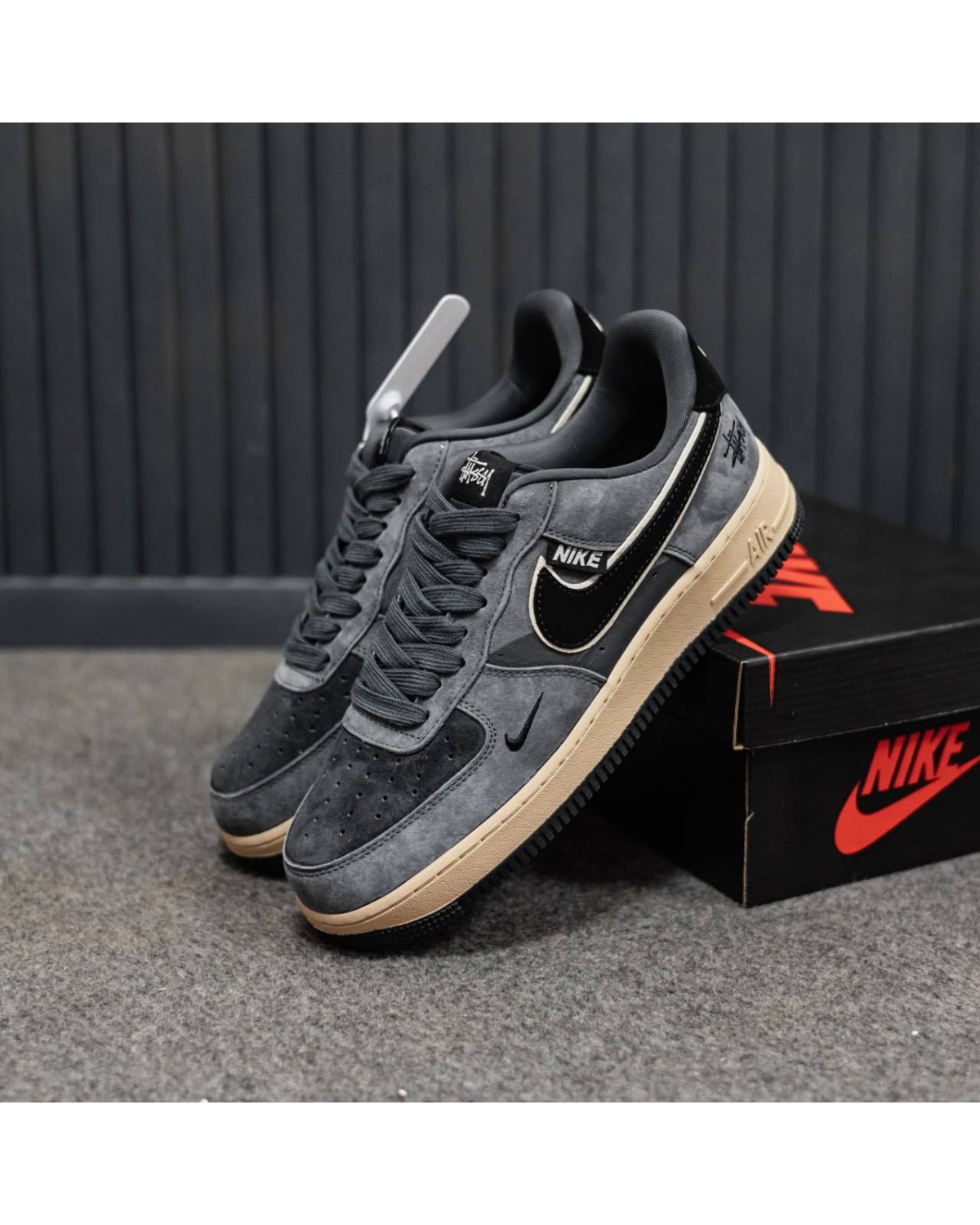 Nike Air Force x Stussy Beige Nike Air Force x Stussy Beige