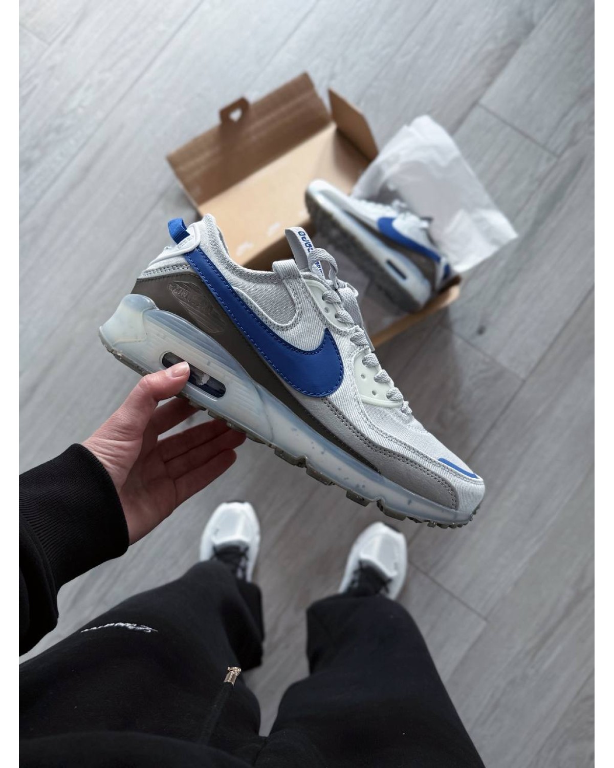 Nike Air Max Terrascape 90 'Pure Platinum Hyper Royal'