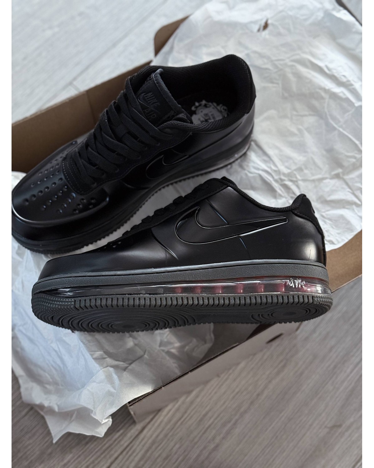 Nike Air Force 1 Posite Max QS Triple Black Nike Air Force 1 Posite Max QS Triple Black
