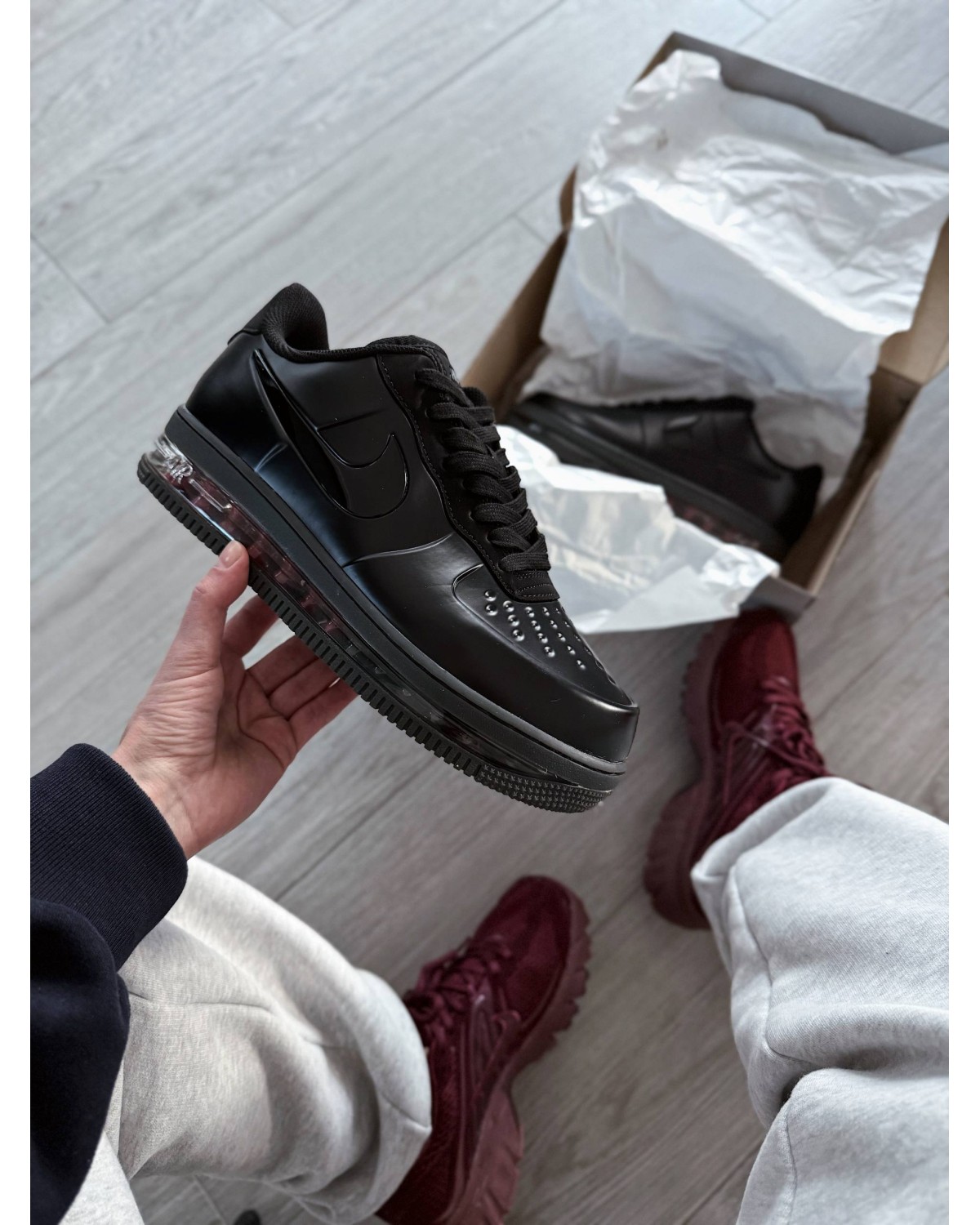 Nike Air Force 1 Posite Max QS Triple Black