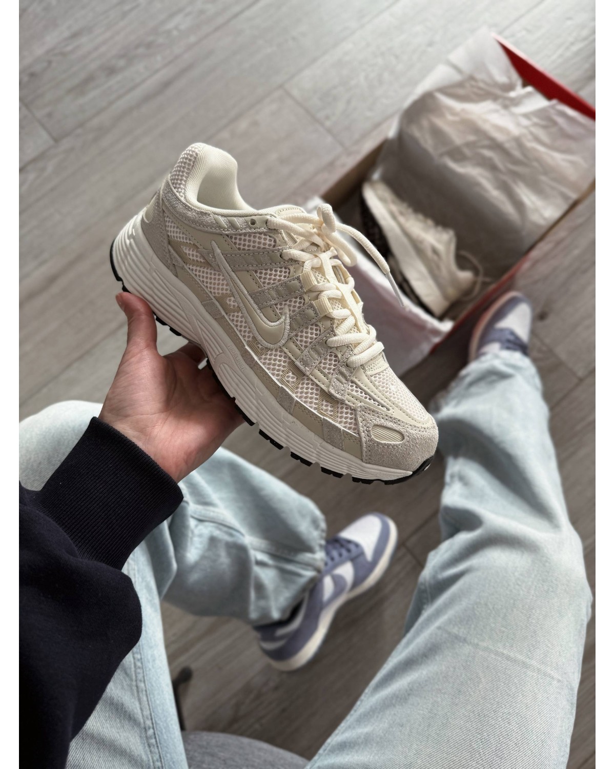 Nike P-6000 White Light Bone